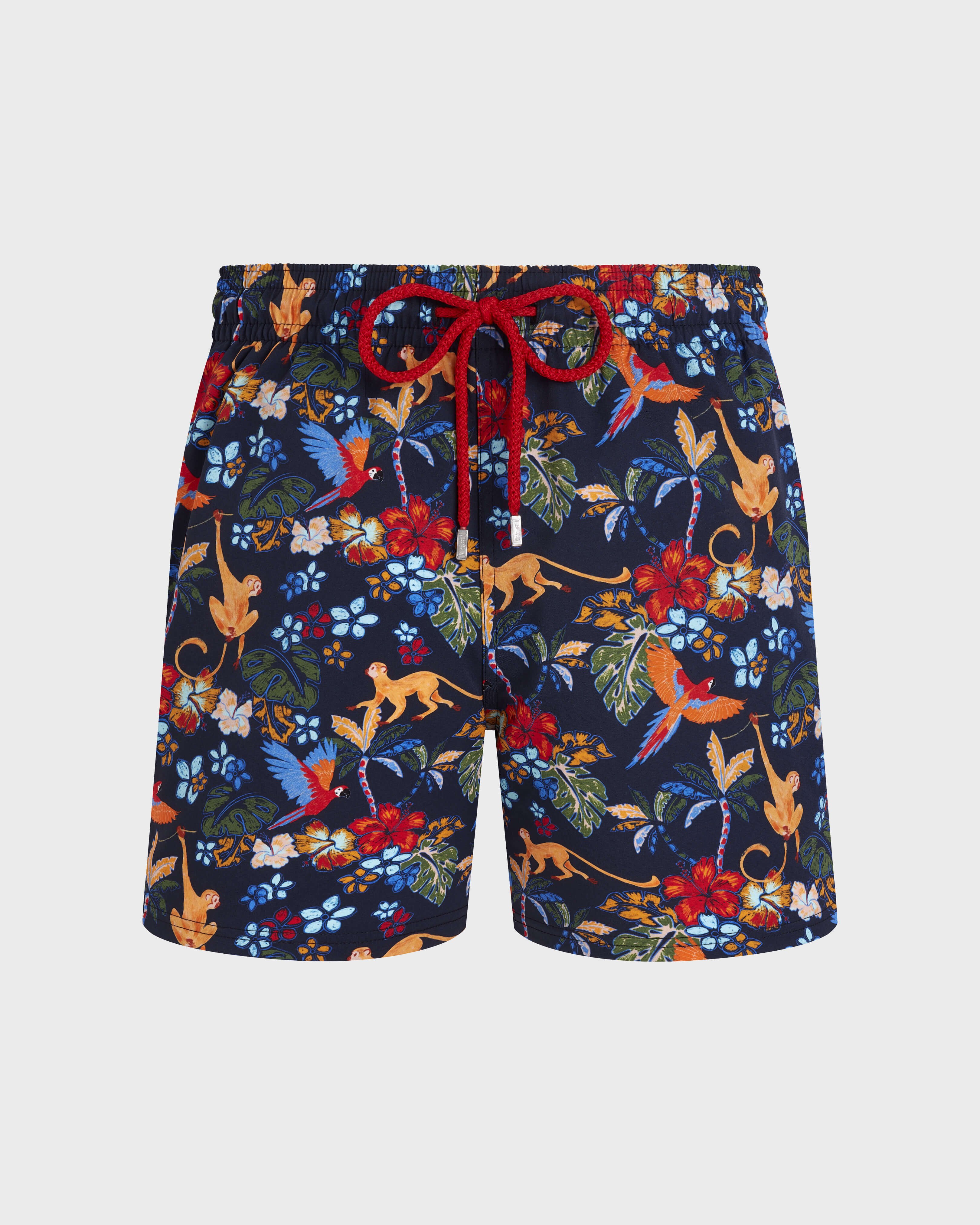 Kurze Salvador Stretch-Badeshorts für Herren MARINEBLAU front view