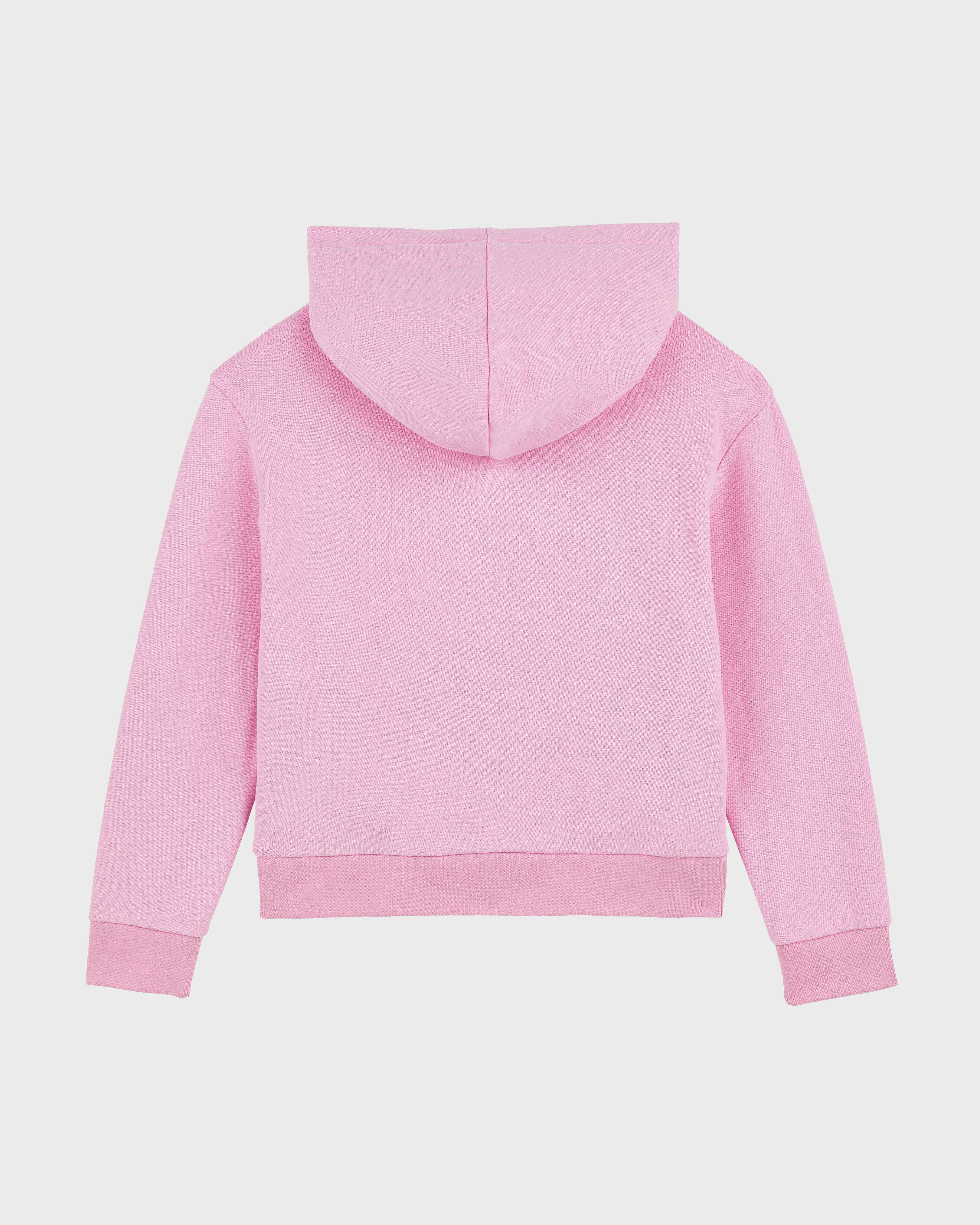 Girls Organic Cotton Hoodie Sweatshirt Turtle Heart Tahiti PETUNIA back view
