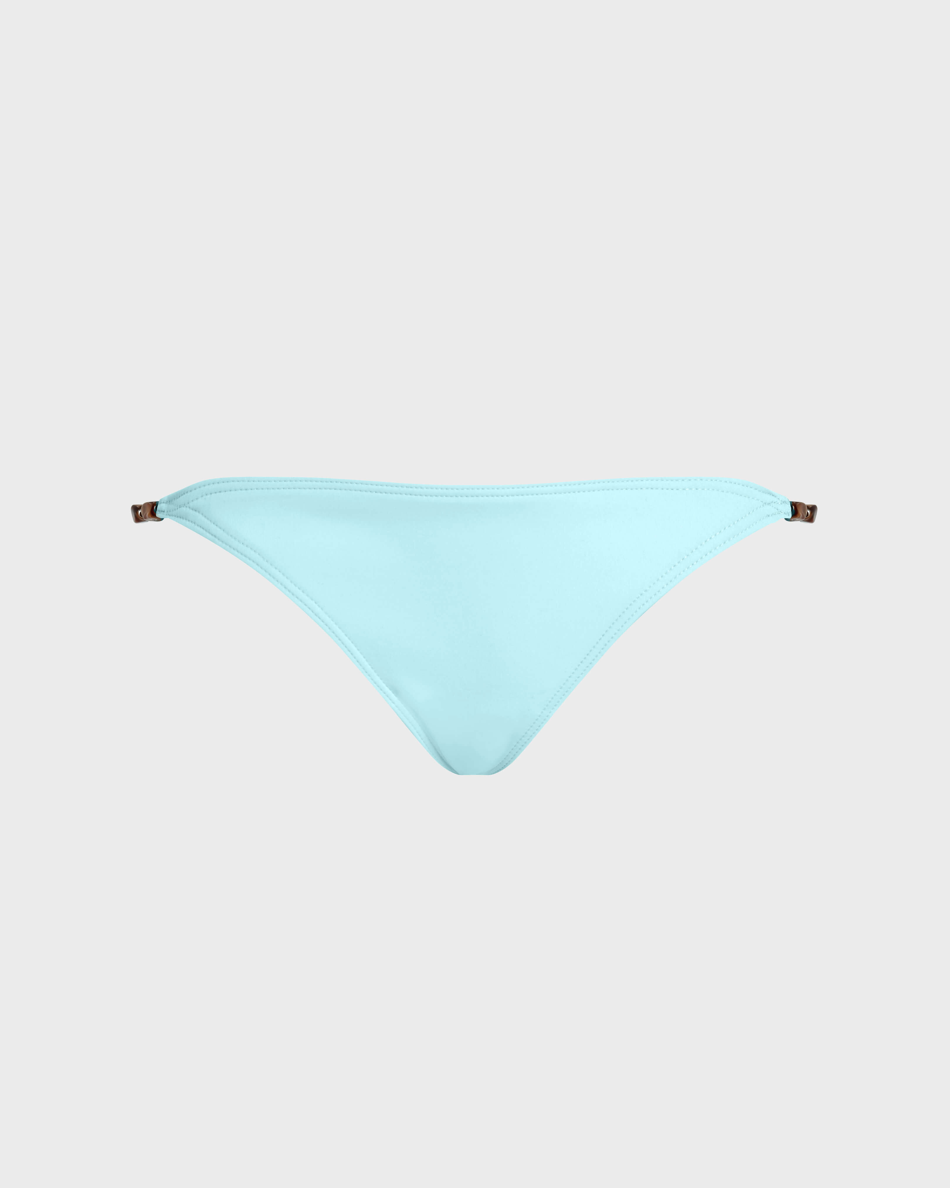 Women Mini Brief Bikini Bottom Pearl Detail Solid OXYGENE front view