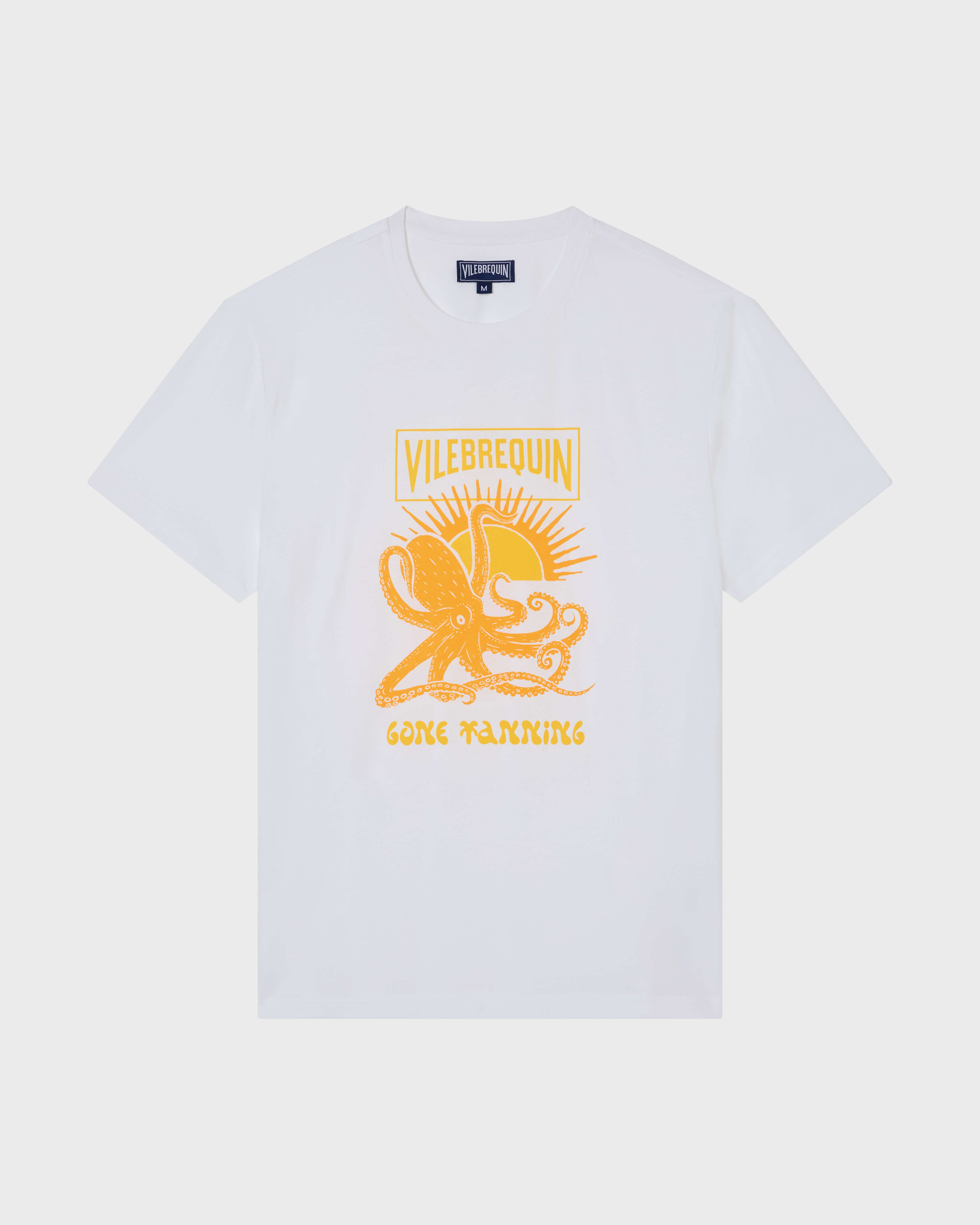 Men Cotton T-shirt Poulpe CORN front view