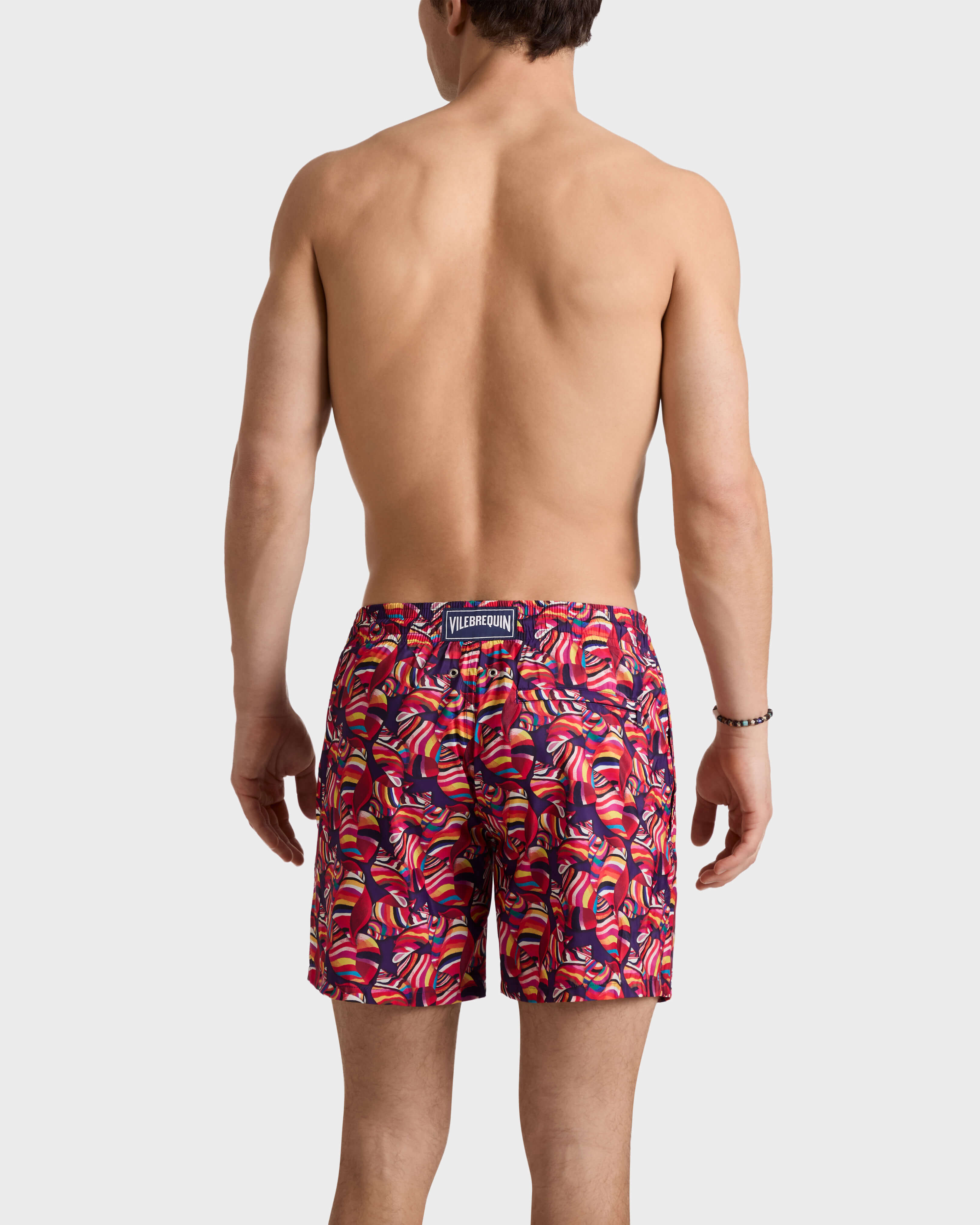 Ultraleichte und verstaubare Strombidae Badeshorts für Herren VIOLETTE backworn view