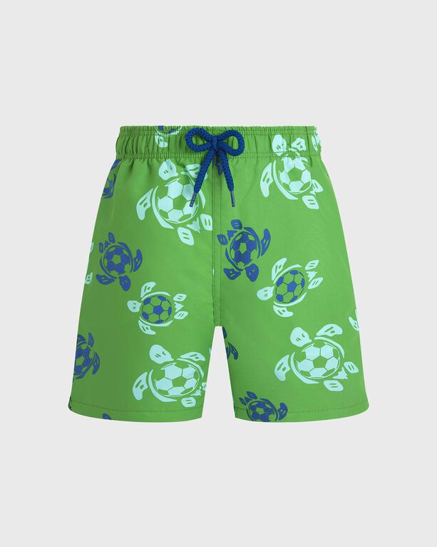 Vilebrequin - Soccer Turtles Badeshorts Für Jungen - Bademode - Jim - Grün - Größe 14 Vilebrequin - Soccer Turtles Badeshorts Für Jungen - Bademode - Jim - Grün - Größe 14