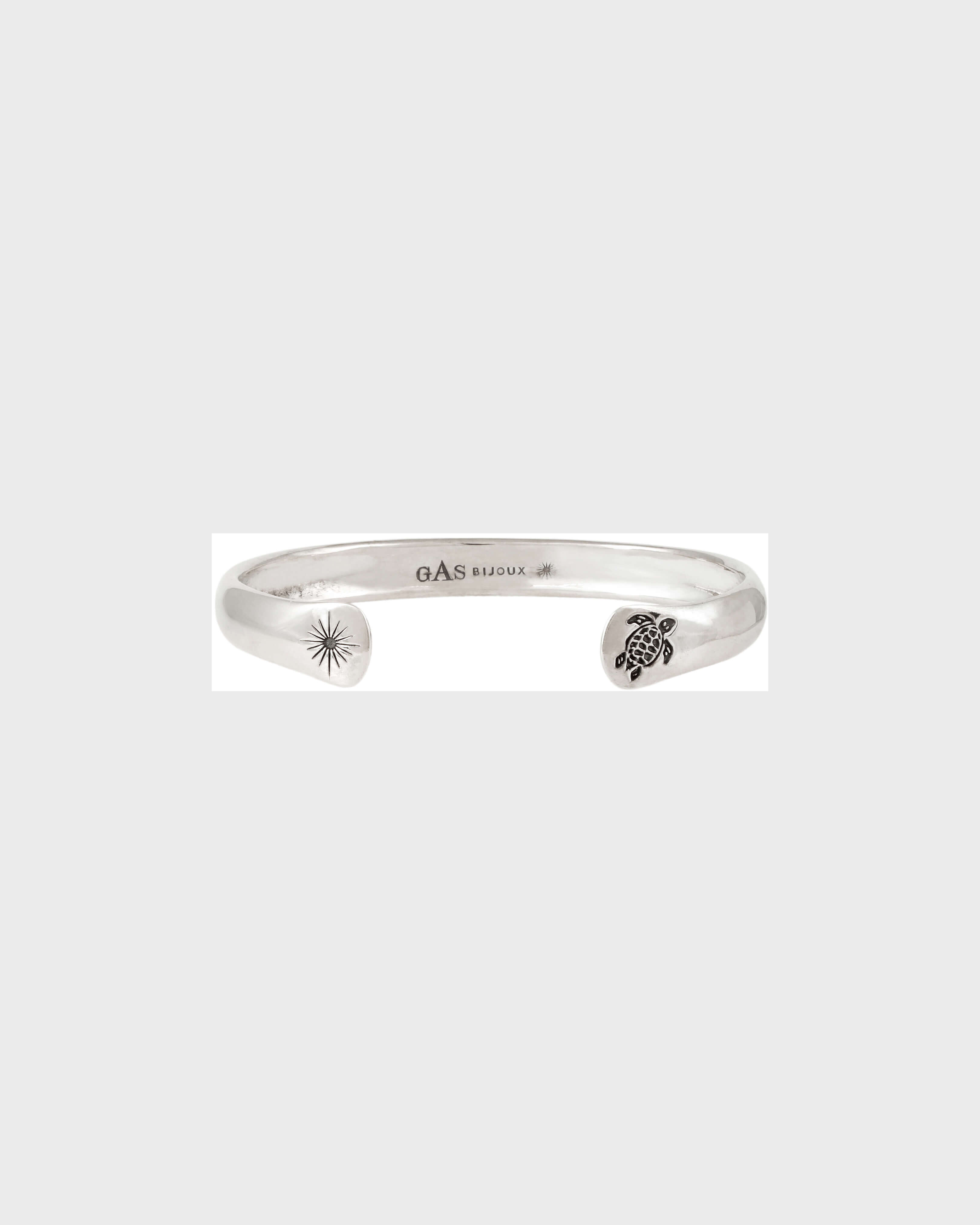 silver Jonc Bracelet Vilebrequin Original - Vilebrequin x Gas Bijoux SILVER front view