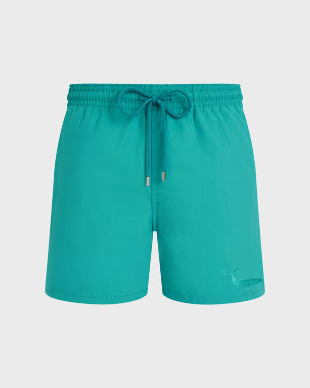 Vilebrequin - Men Swim Shorts Water-reactive Whales - Swimwear - Moorea - Green - Size M