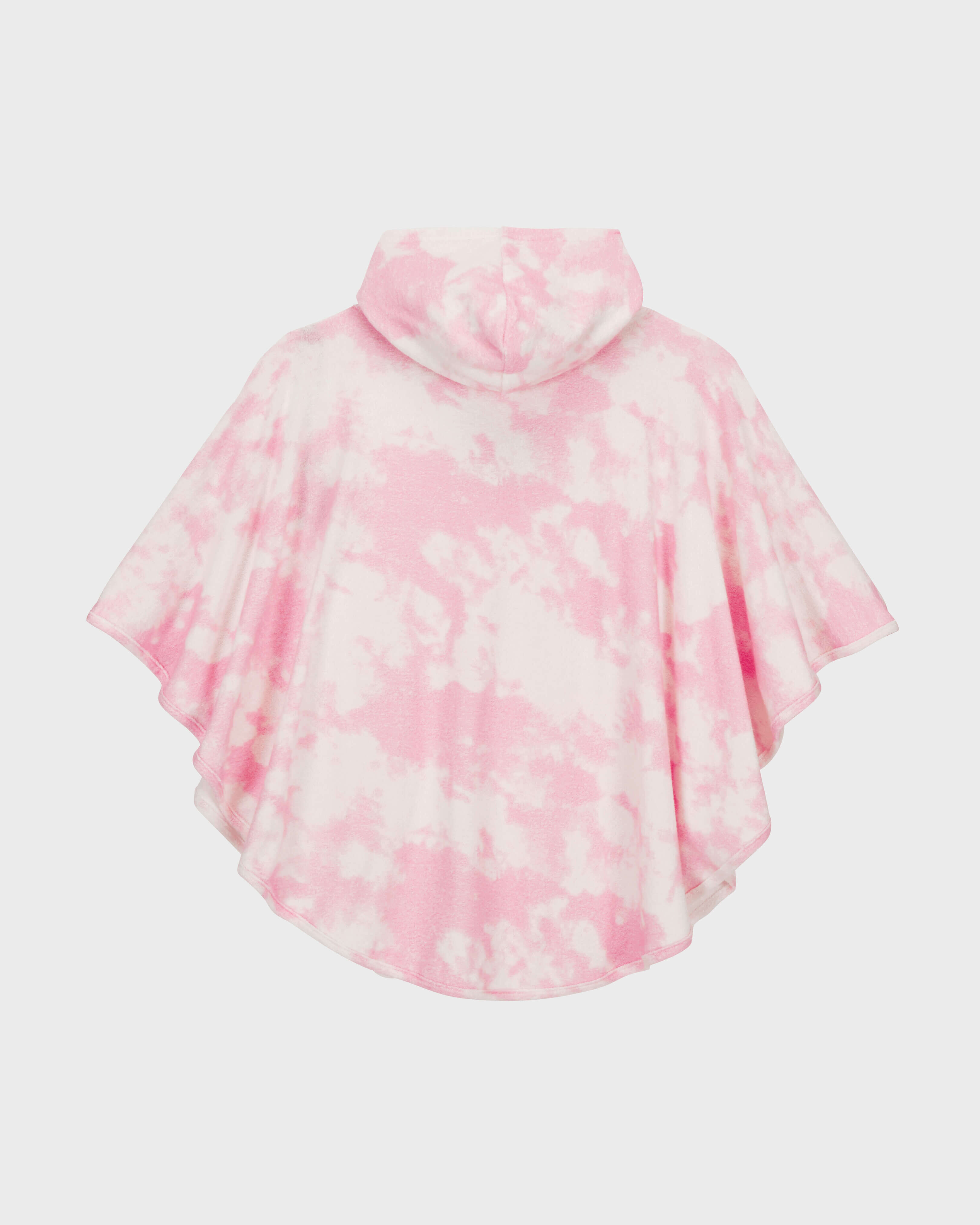 Kids Terry Poncho Tieand Dye STARFRUIT back view