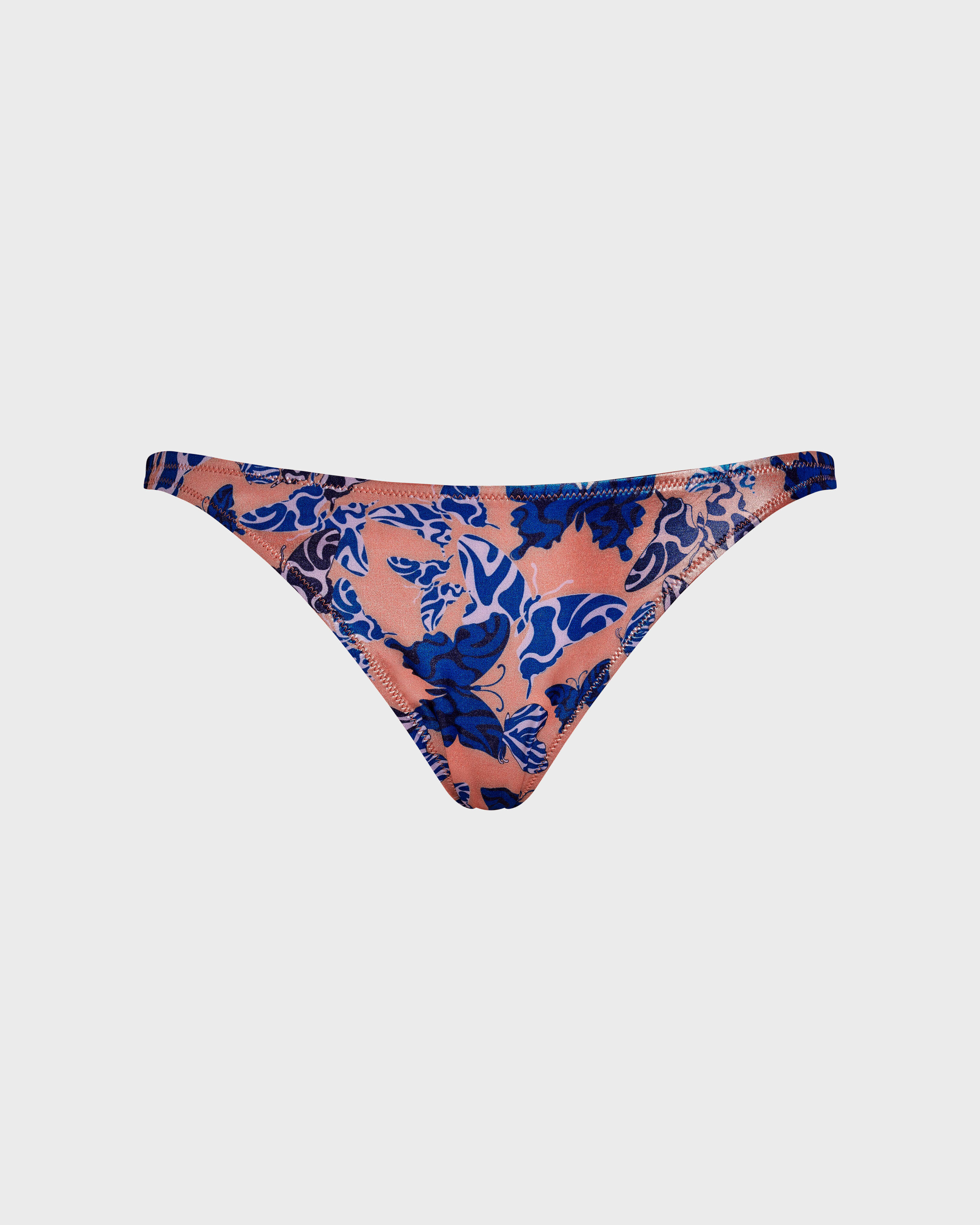 Women Mini brief Bikini Disco Butterfly BLUSH front view