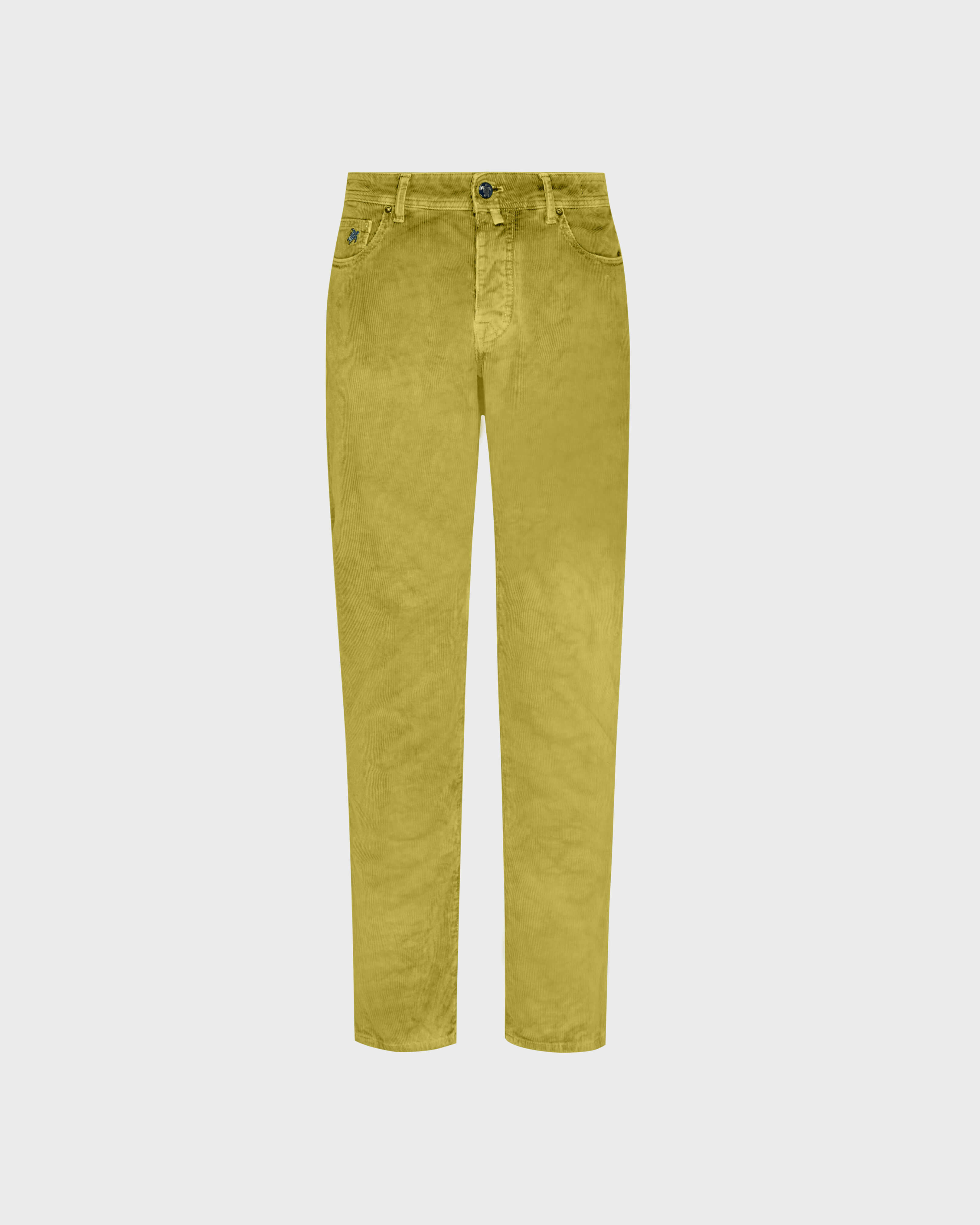 Men Vintage Faded 5-Pocket Corduroy Pants WORMWOOD front view