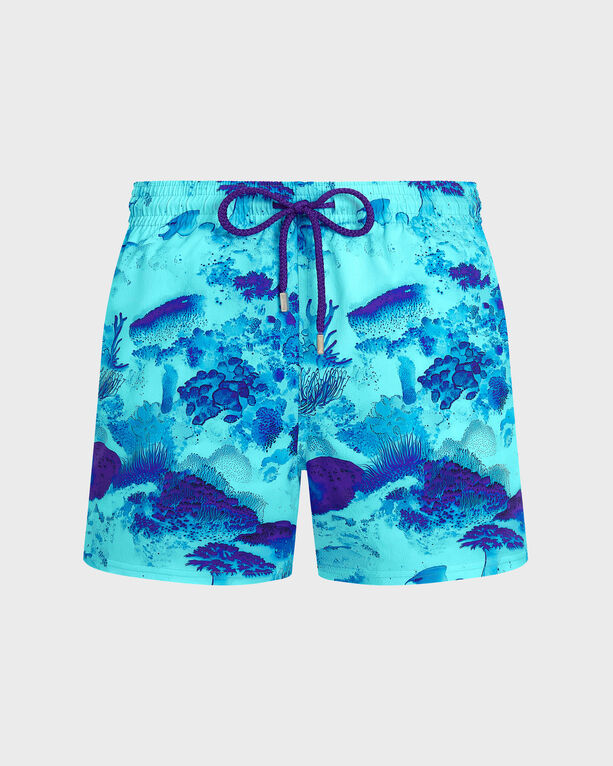 Vilebrequin Men's - Stretch Short Swim Shorts Coral Reef - Swimwear - Monrise - Blue Xxl