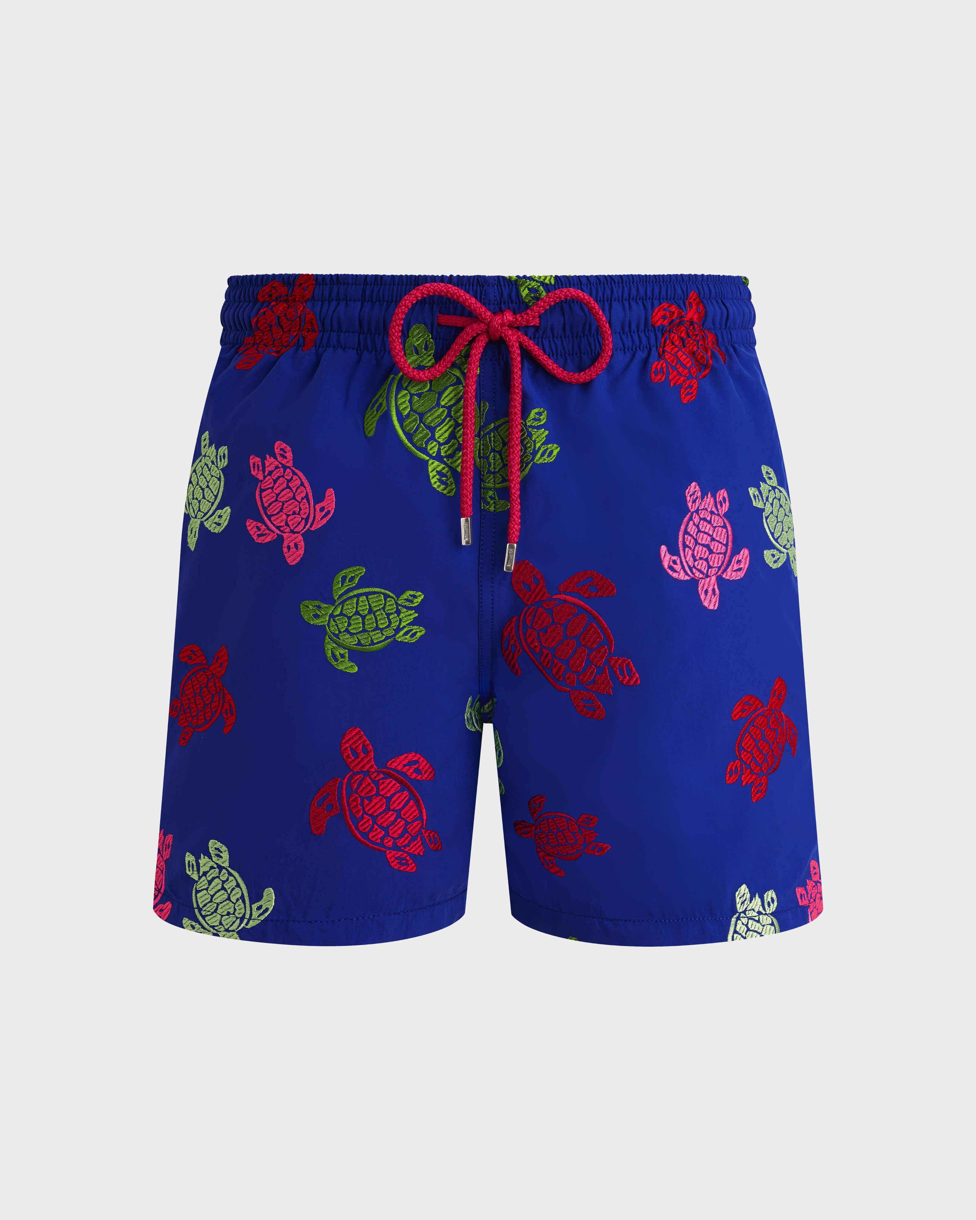 Men Swim Shorts Embroidered Tortue Multicolore - Limited Edition MARRAKECH front view