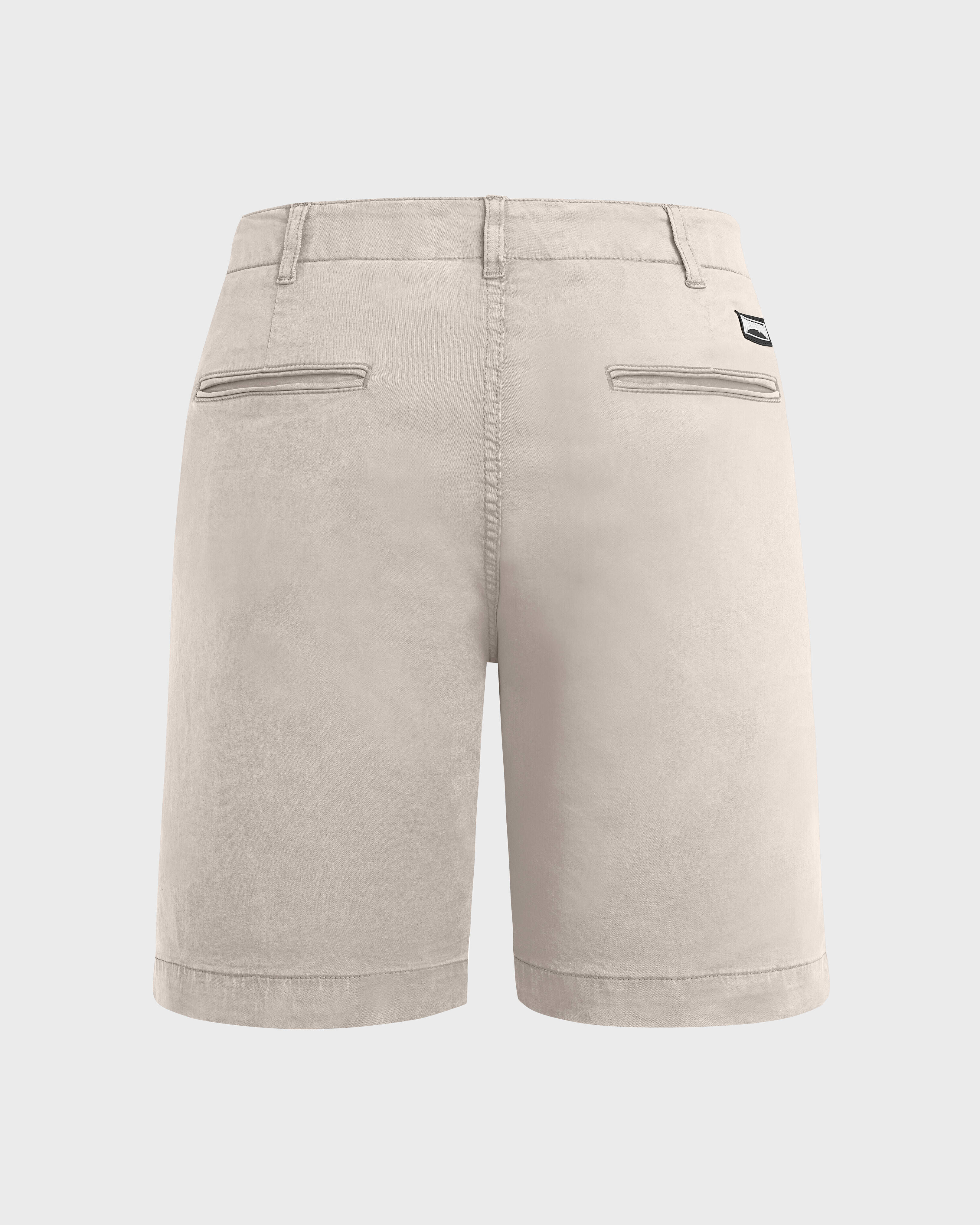 Bermudas en tejido de gabardina de tencel para hombre HEMP back view