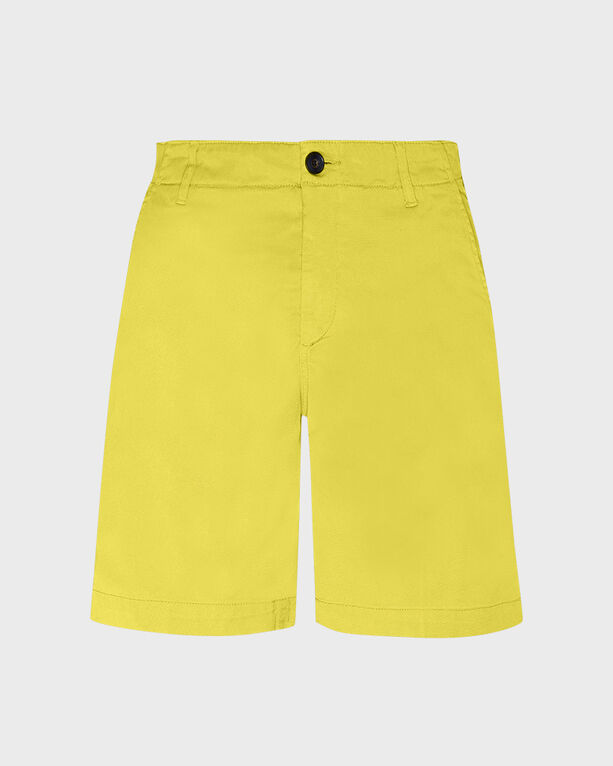 Vilebrequin - Men Tencel Gabardine Bermuda Shorts - Bermuda - Ponche - Yellow - Size 34