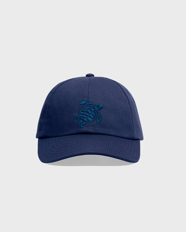 Vilebrequin - Solid Cap Turtle Embroidery - Caps - Capsun - Blue - Size OSFA