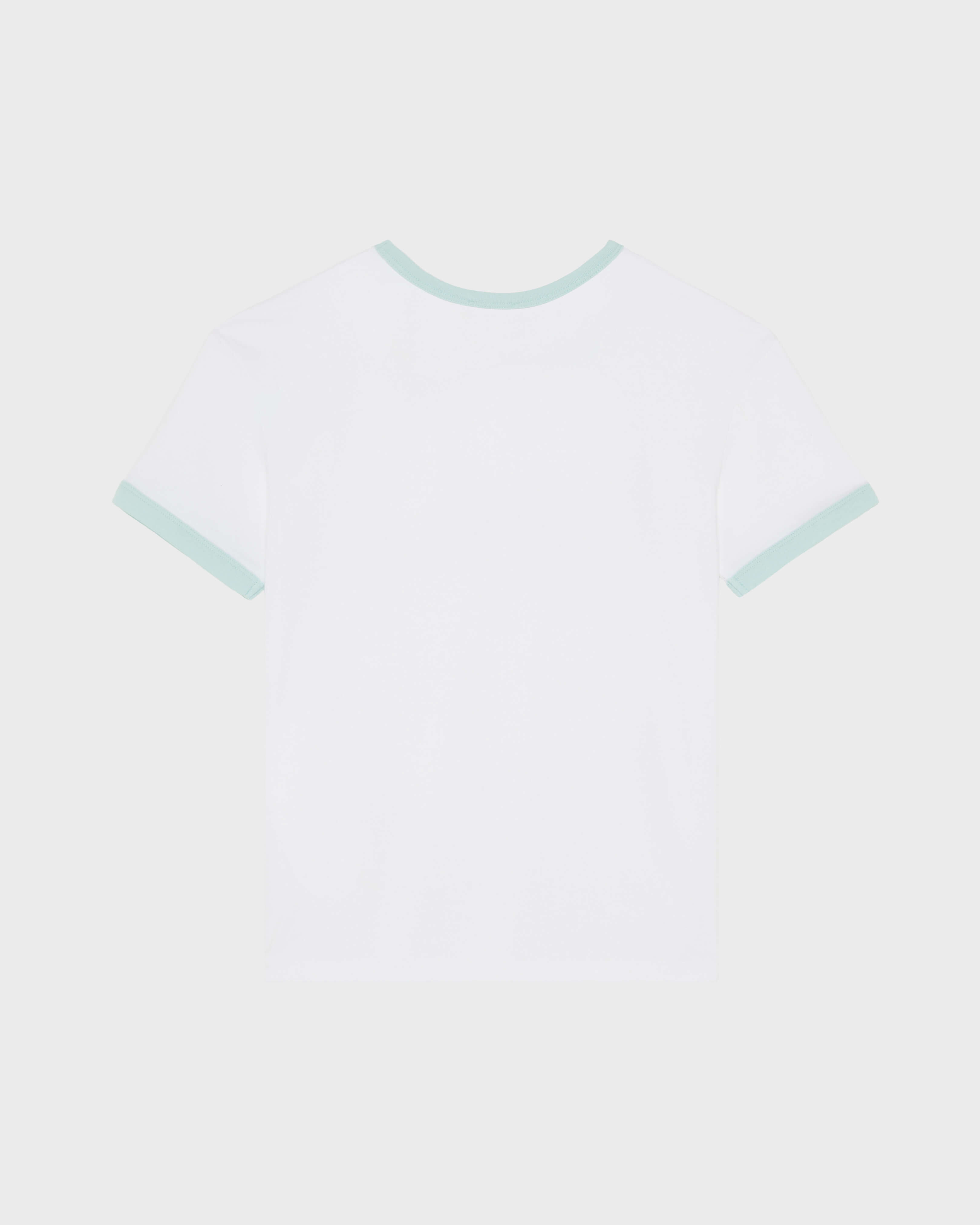 Boys Organic Cotton T-shirt Bicolor Logo BLUE NOTE back view