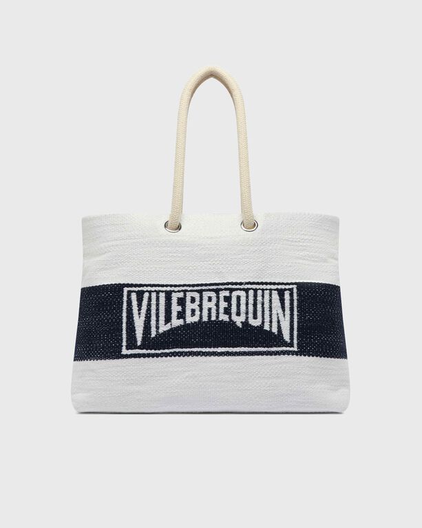 Vilebrequin - Cotton Woven Beach Bag Vilebrequin - Beach Bag - Binta - Blue - Size OSFA