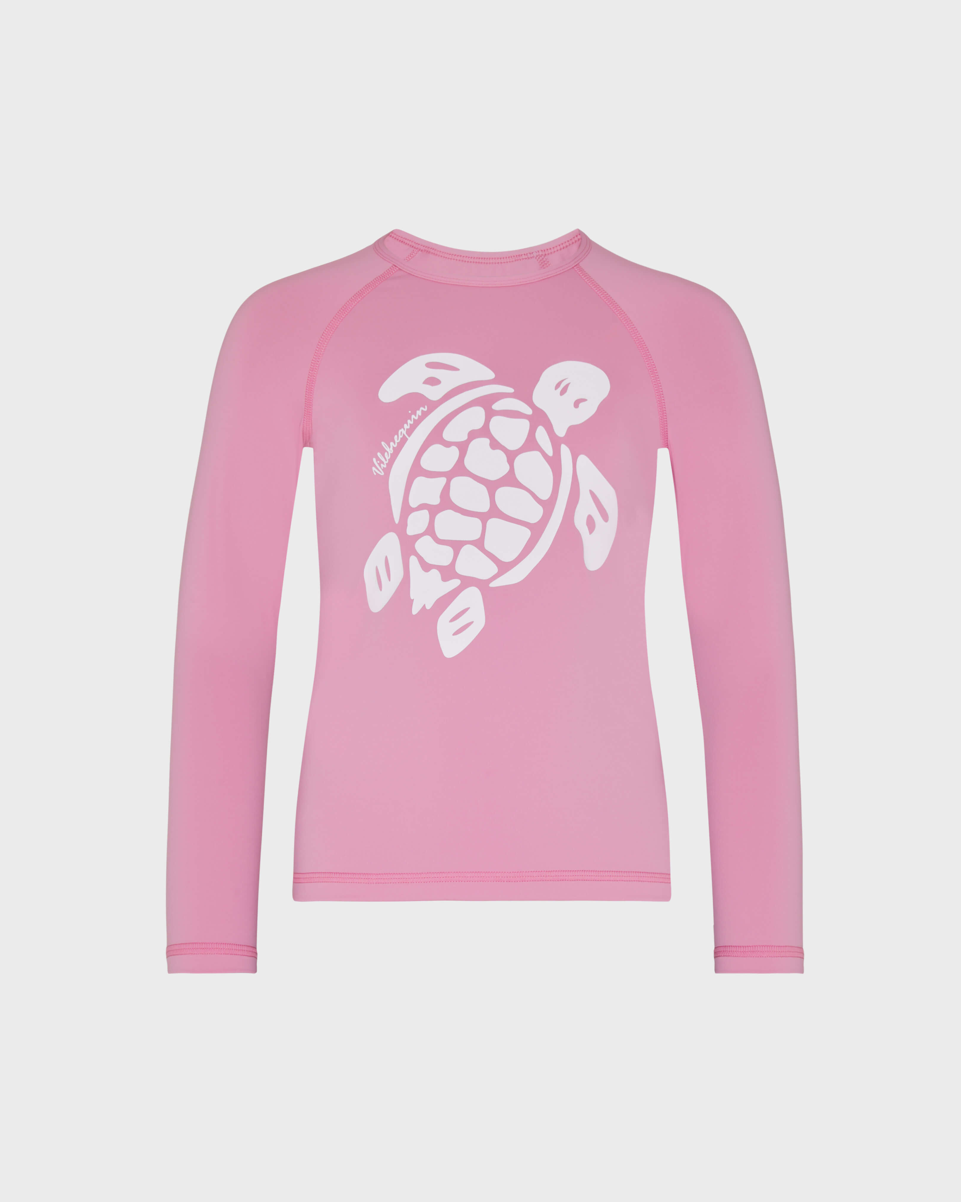 Girls Long Sleeves Rashguard Solid BOUDOIR front view