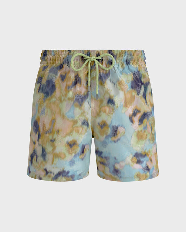 Vilebrequin – Blurred Nymphea Badeshorts Für Herren – Vilebrequin X Maison Bucol – Bademode – Moopea – Grün – Größe XXXL