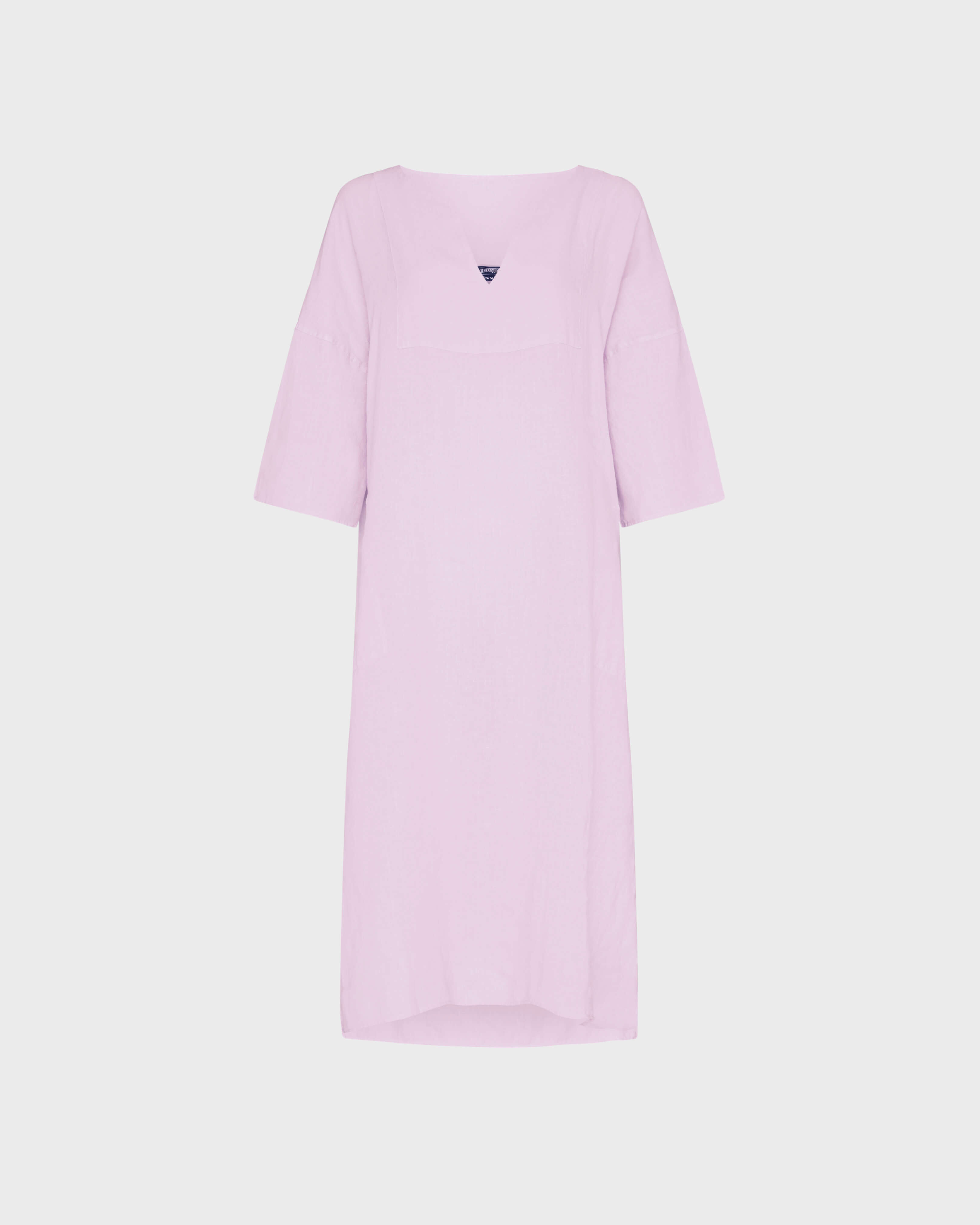 Women Linen Kaftan Solid FLEUR front view