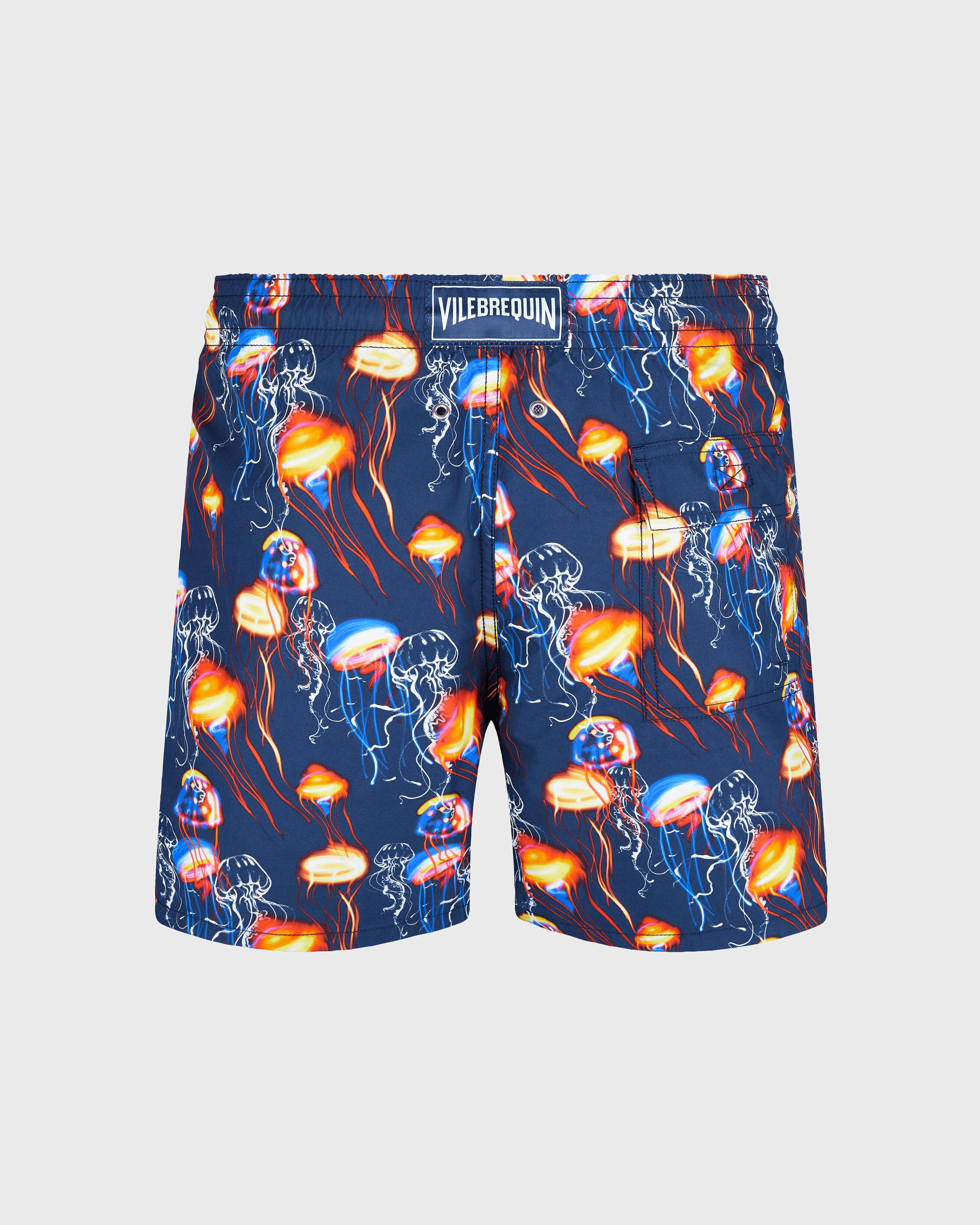 Men Swim Shorts Neo Medusa NAVY back view