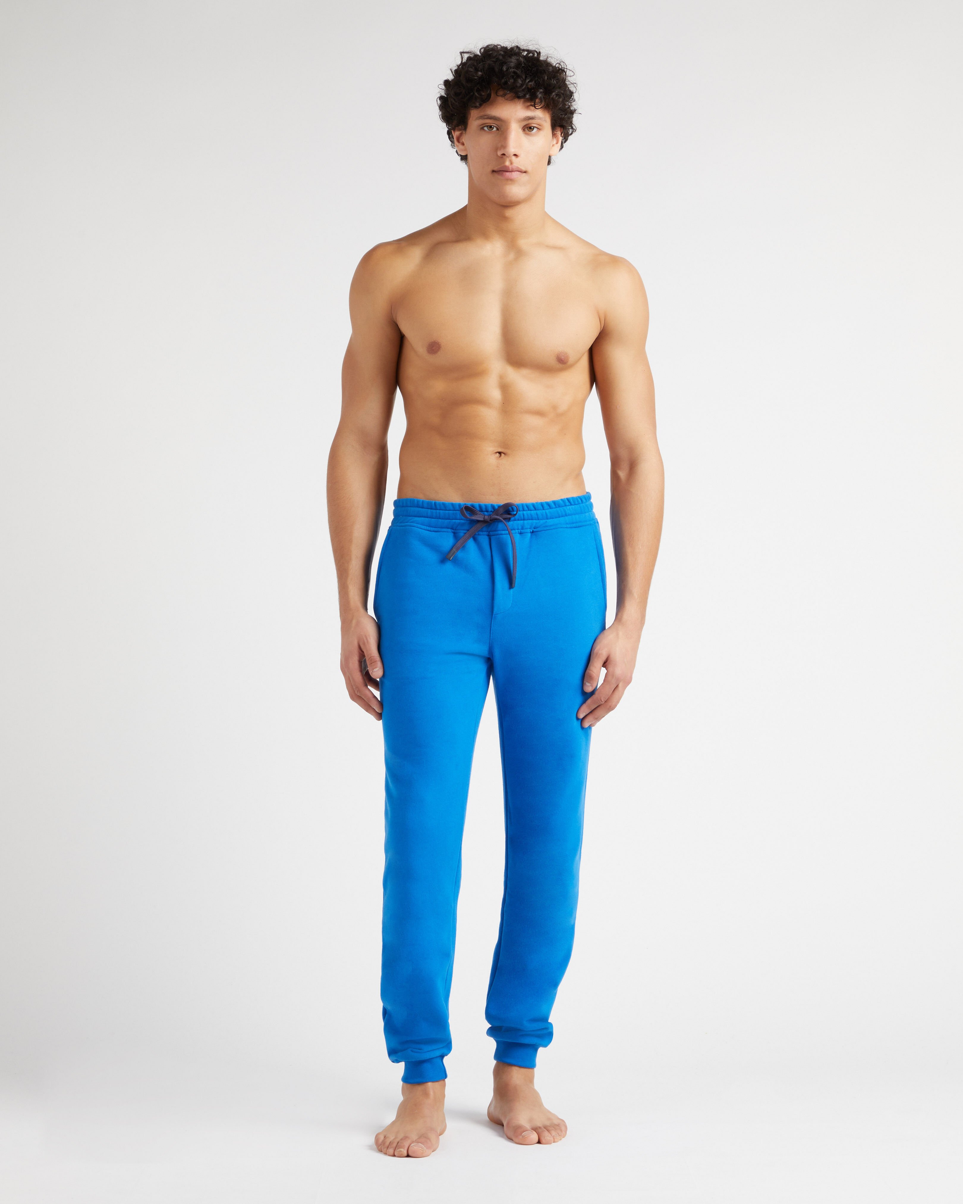 Men Jogger Cotton Pants Solid PALACE frontworn view