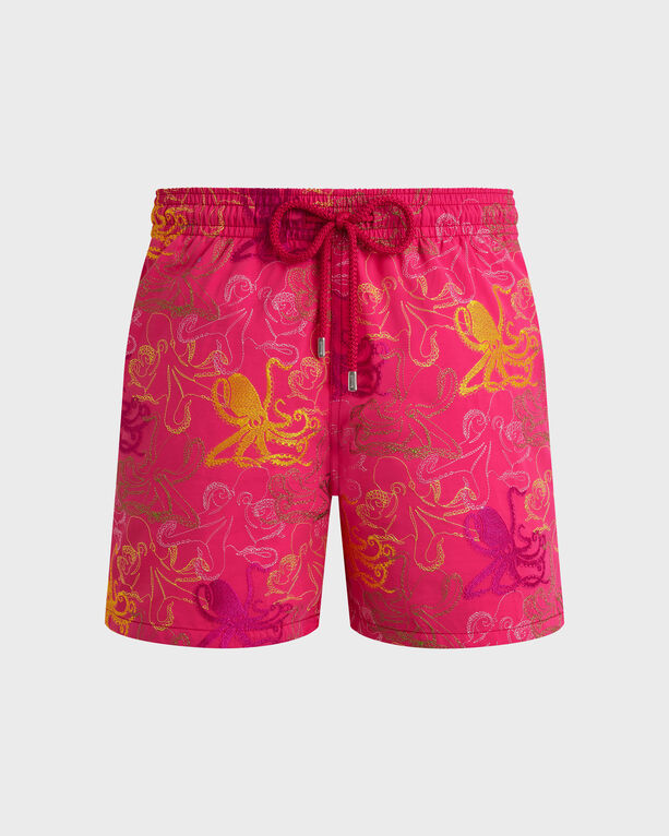 Vilebrequin - Men Swim Shorts Embroidered Octopoulpes - Limited Edition - Swimwear - Mistral - Pink - Size M