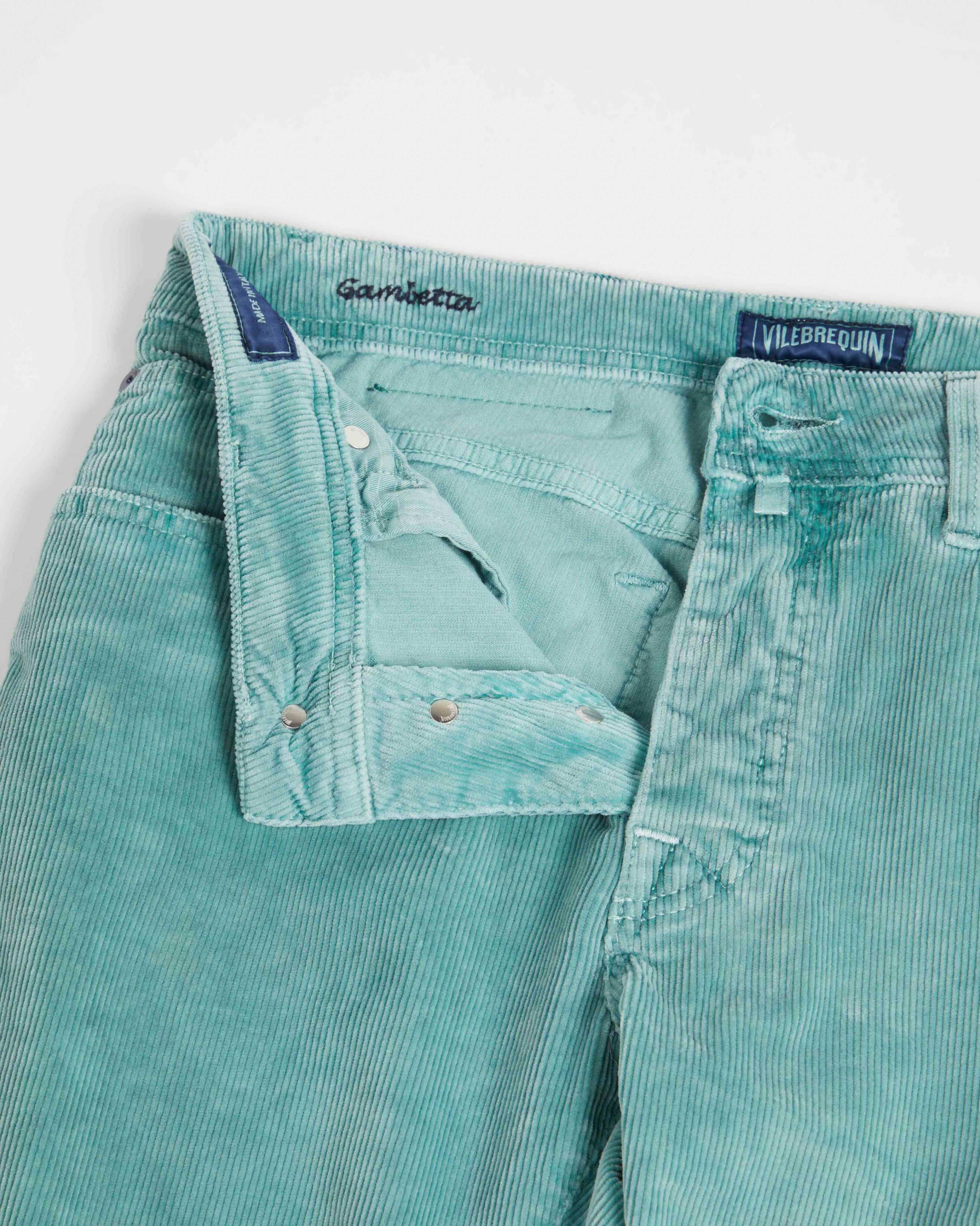 Men 5-Pockets Corduroy Pants 1500 lines IVY supp2 view