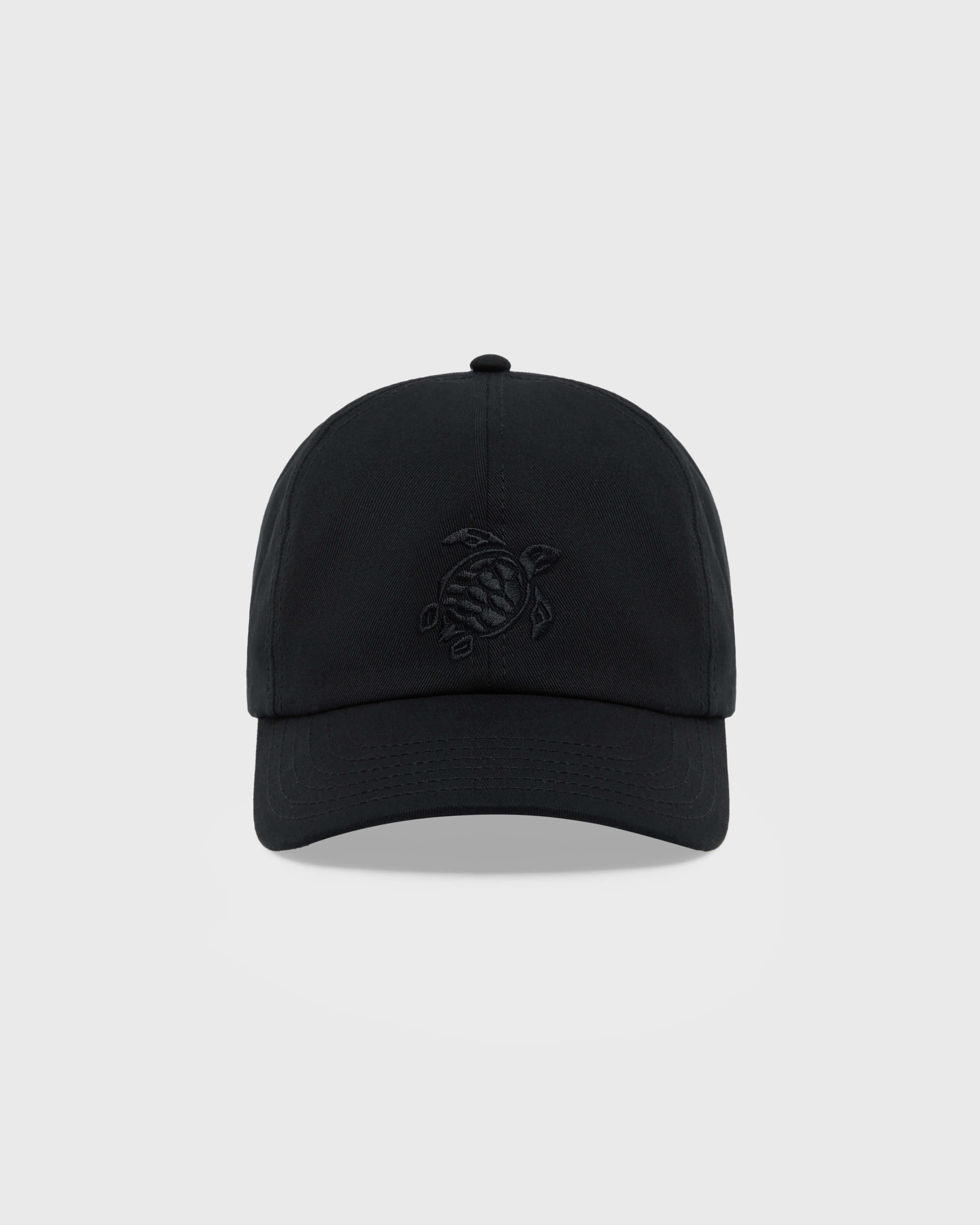 Gorra lisa unisex NEGRO front view