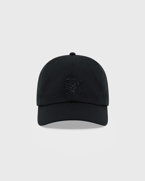 Vilebrequin - Solid Cap Turtle Embroidery - Caps - Capsun - Black - Size OSFA