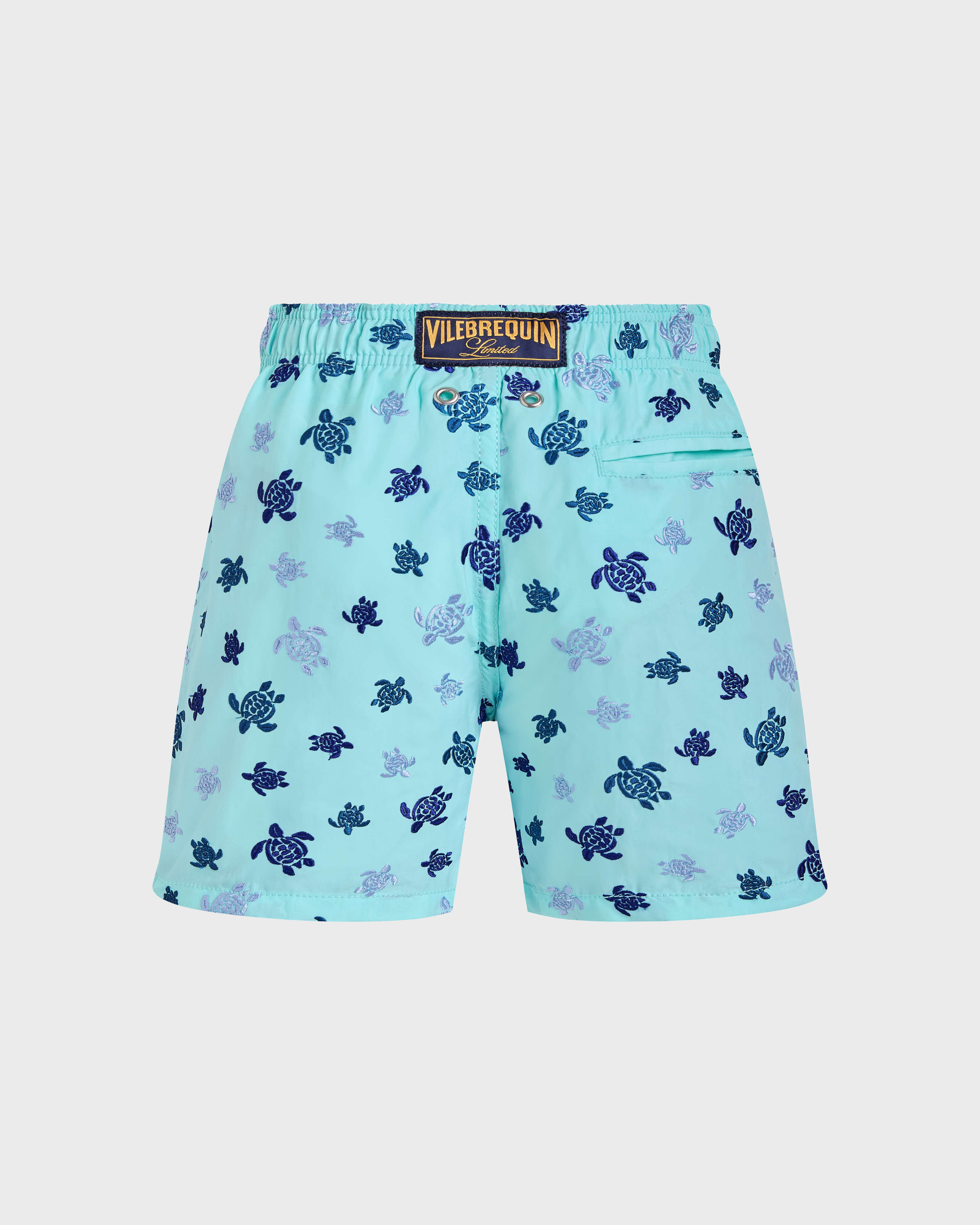 Costume da Bagno Ricamato per Bambino Ronde Tortues Multicolores - Edizione Limitata OXYGENE back view