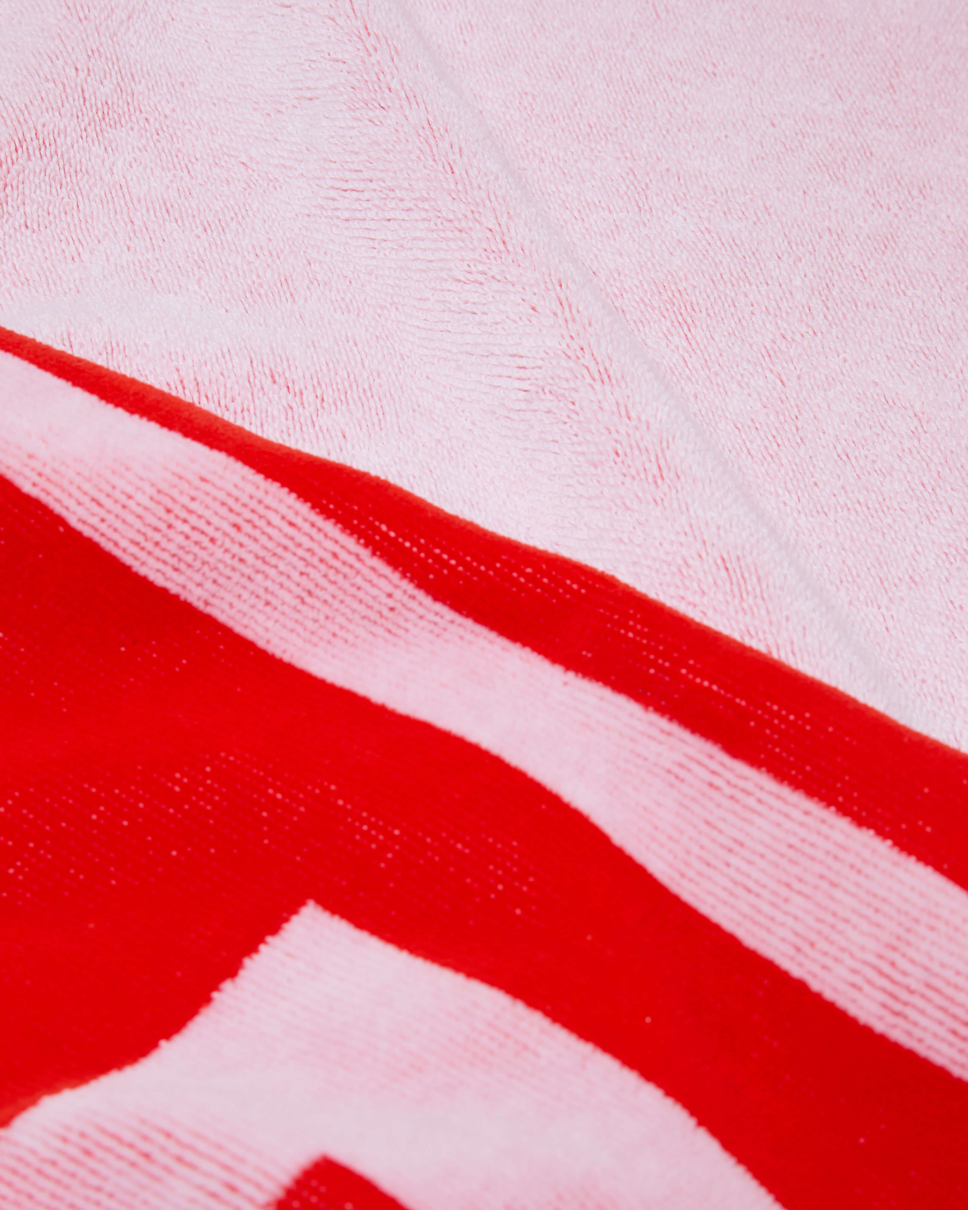 Cotton Jacquard Beach Towel - Vilebrequin x Where's Wally? POPPY RED look2 view