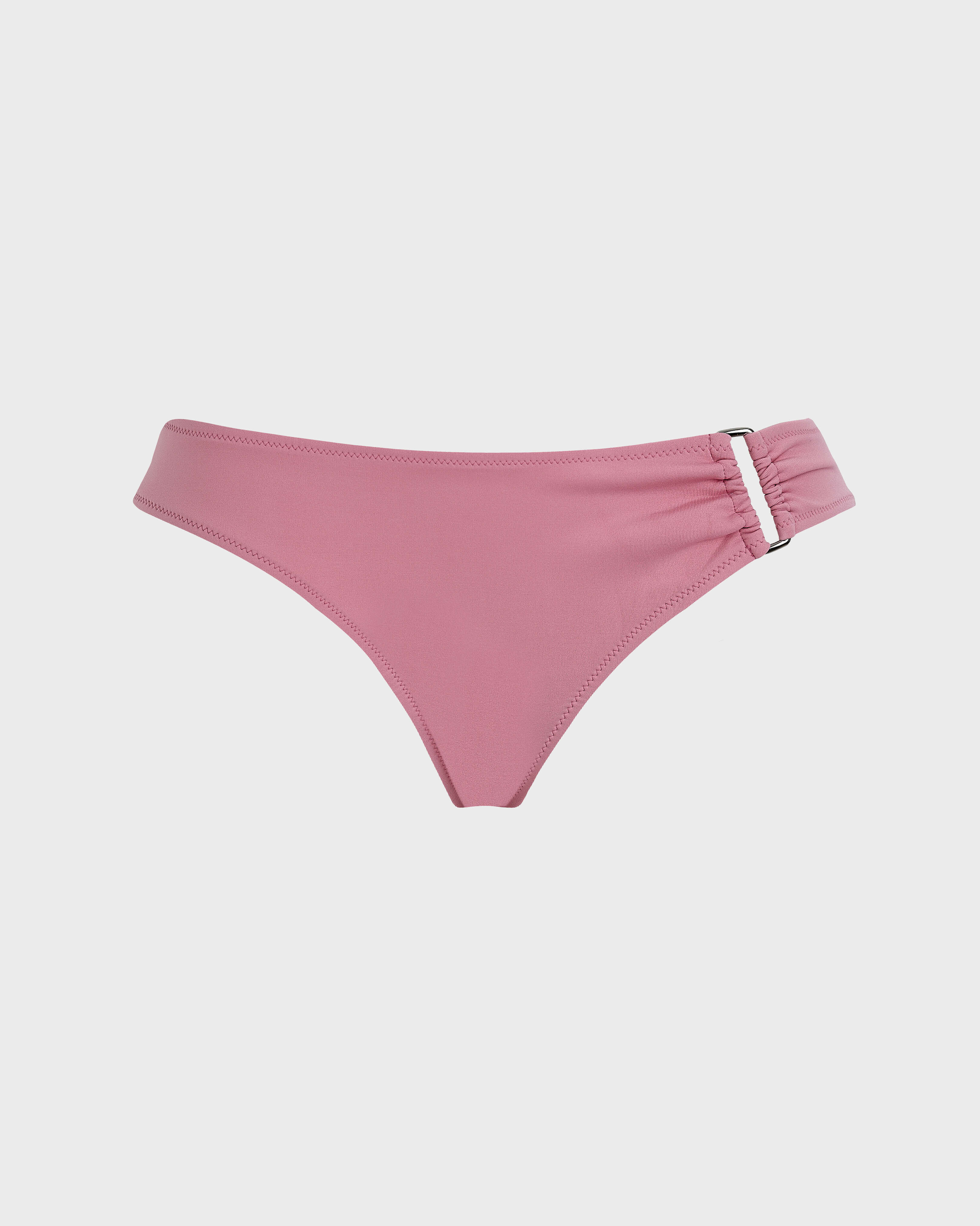 Women Mid Rise Bikini Bottom Solid BOUDOIR front view