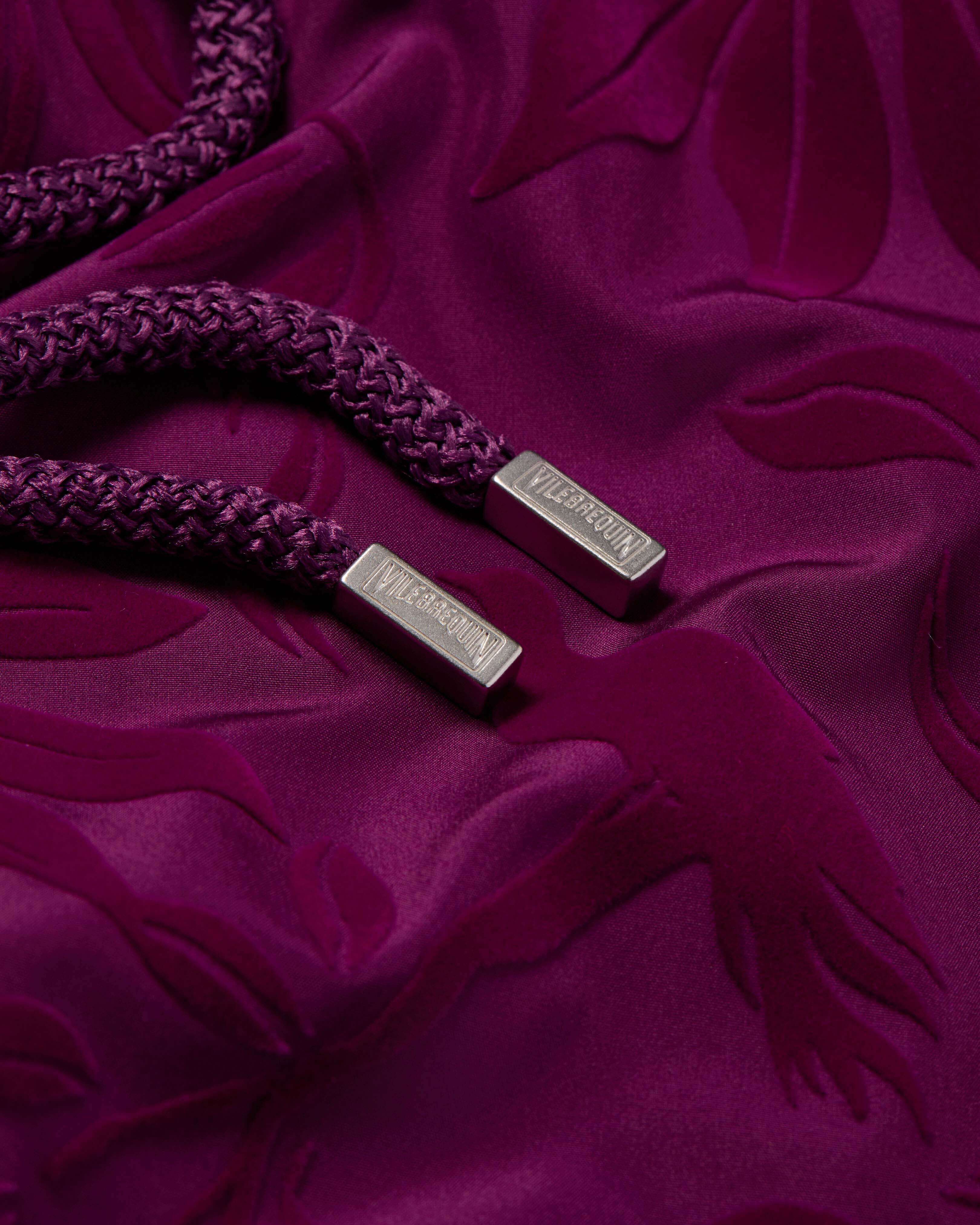 Men Ultra-light and packable Swim Shorts Flocked Birds of paradise KERALA supp1 view