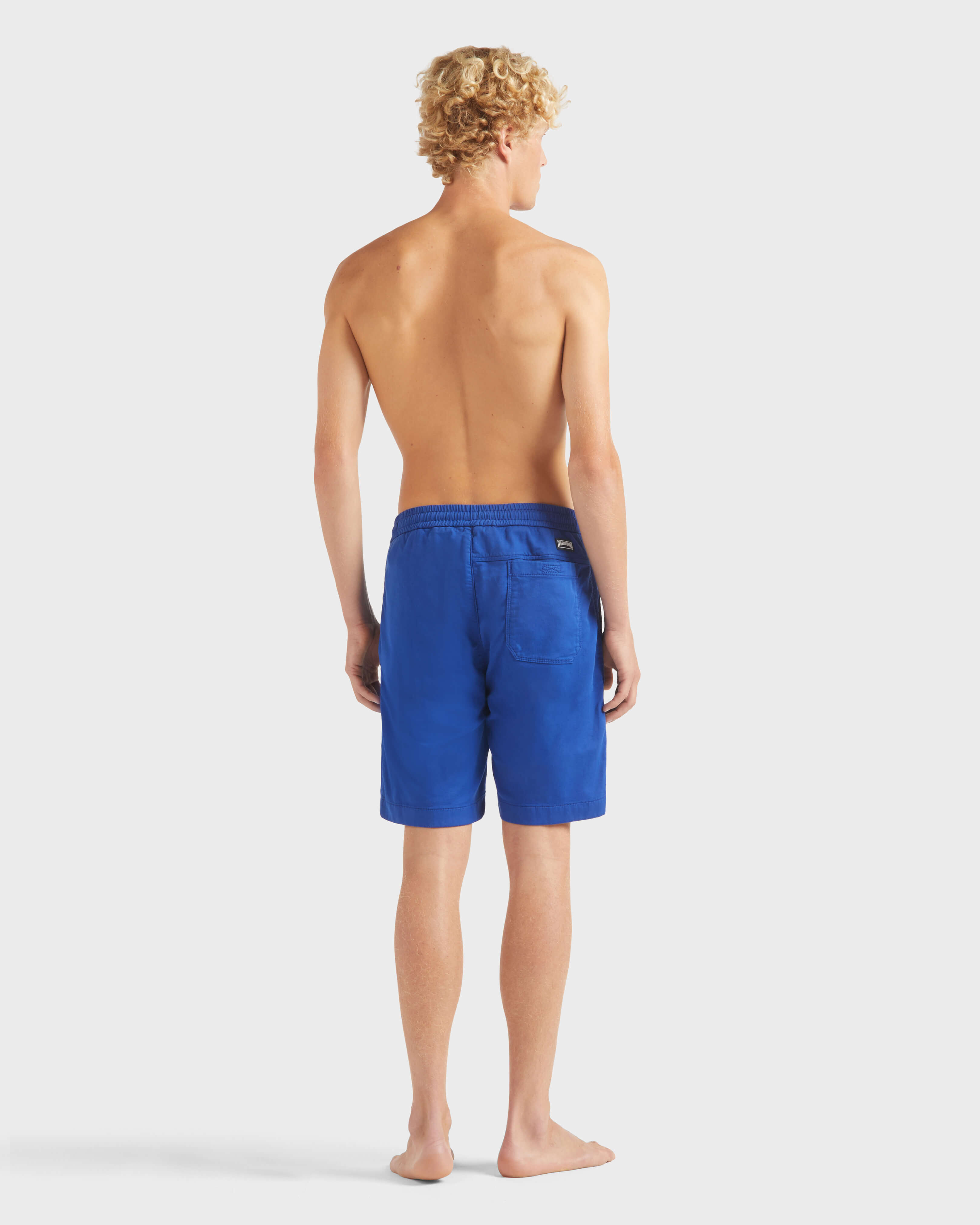Men Cotton Stretch Bermuda Shorts Turtle MARRAKECH backworn view