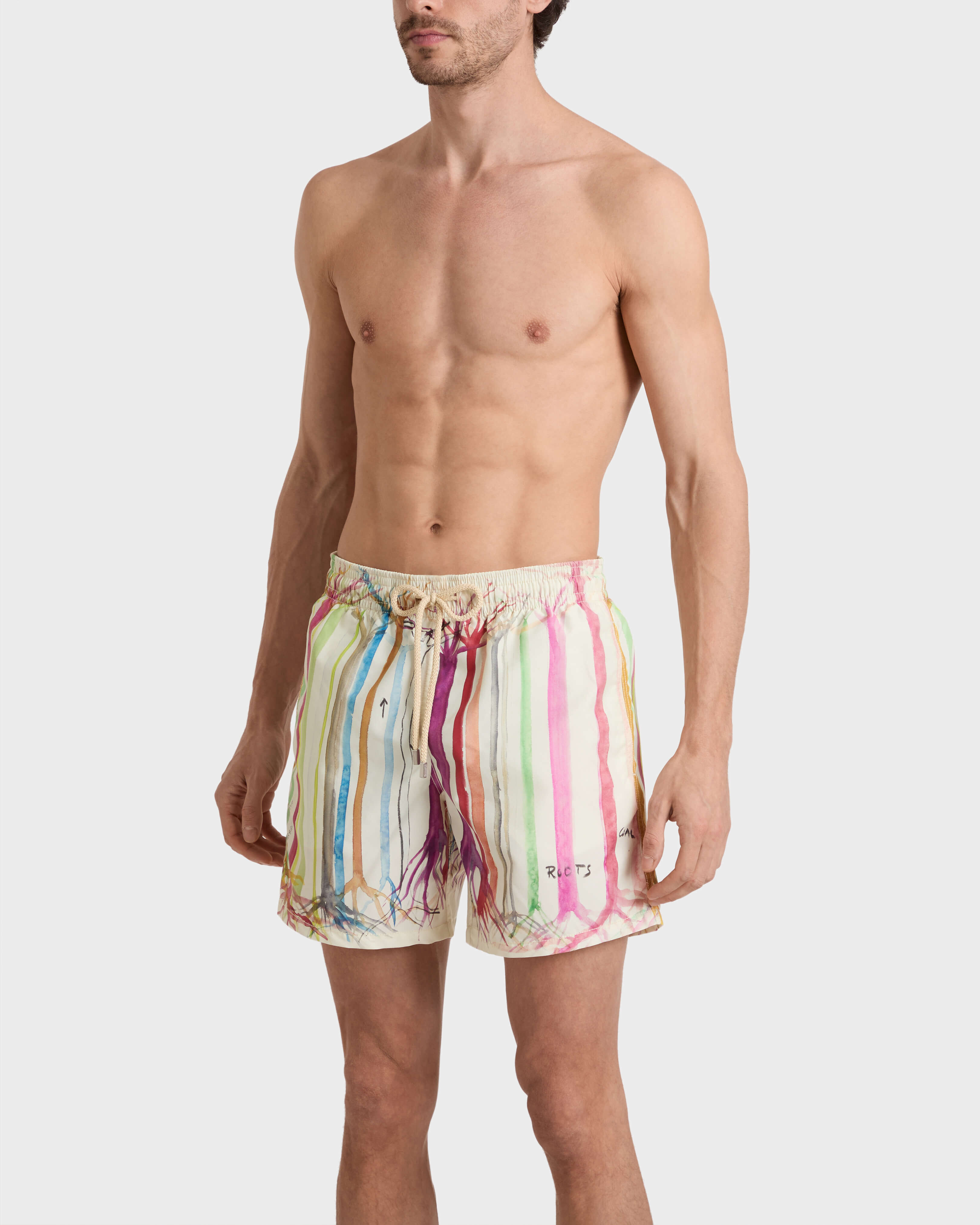 Men Swim Shorts Trees - Vilebrequin x Fabrice Hyber PAPIER supp2 view