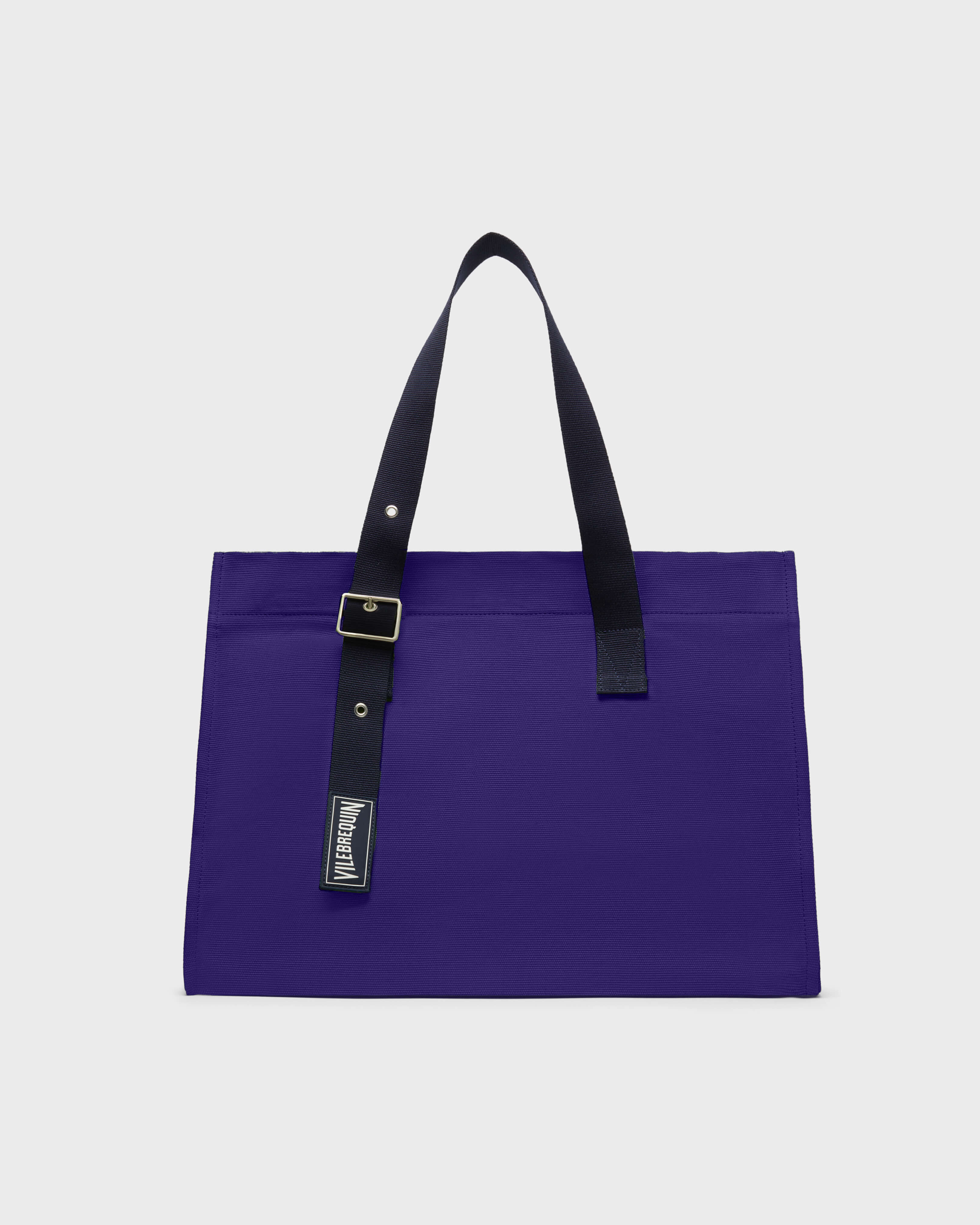 Grand Sac de plage Unisexe Uni VIOLETTE front view