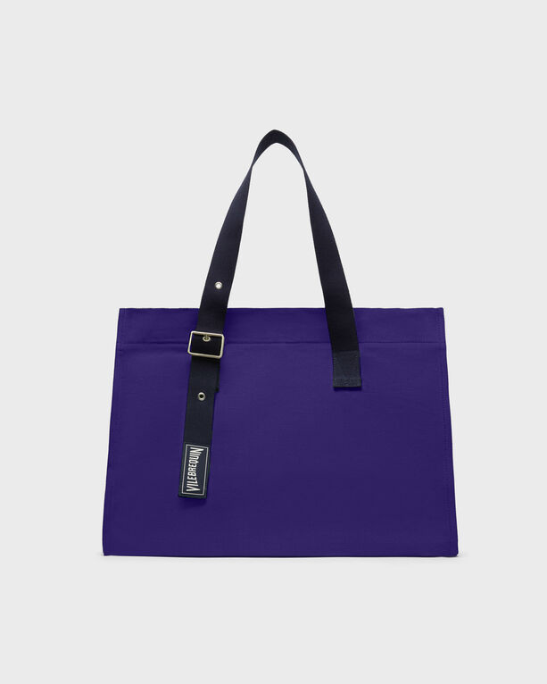Vilebrequin Big Beach Bag Solid In Purple