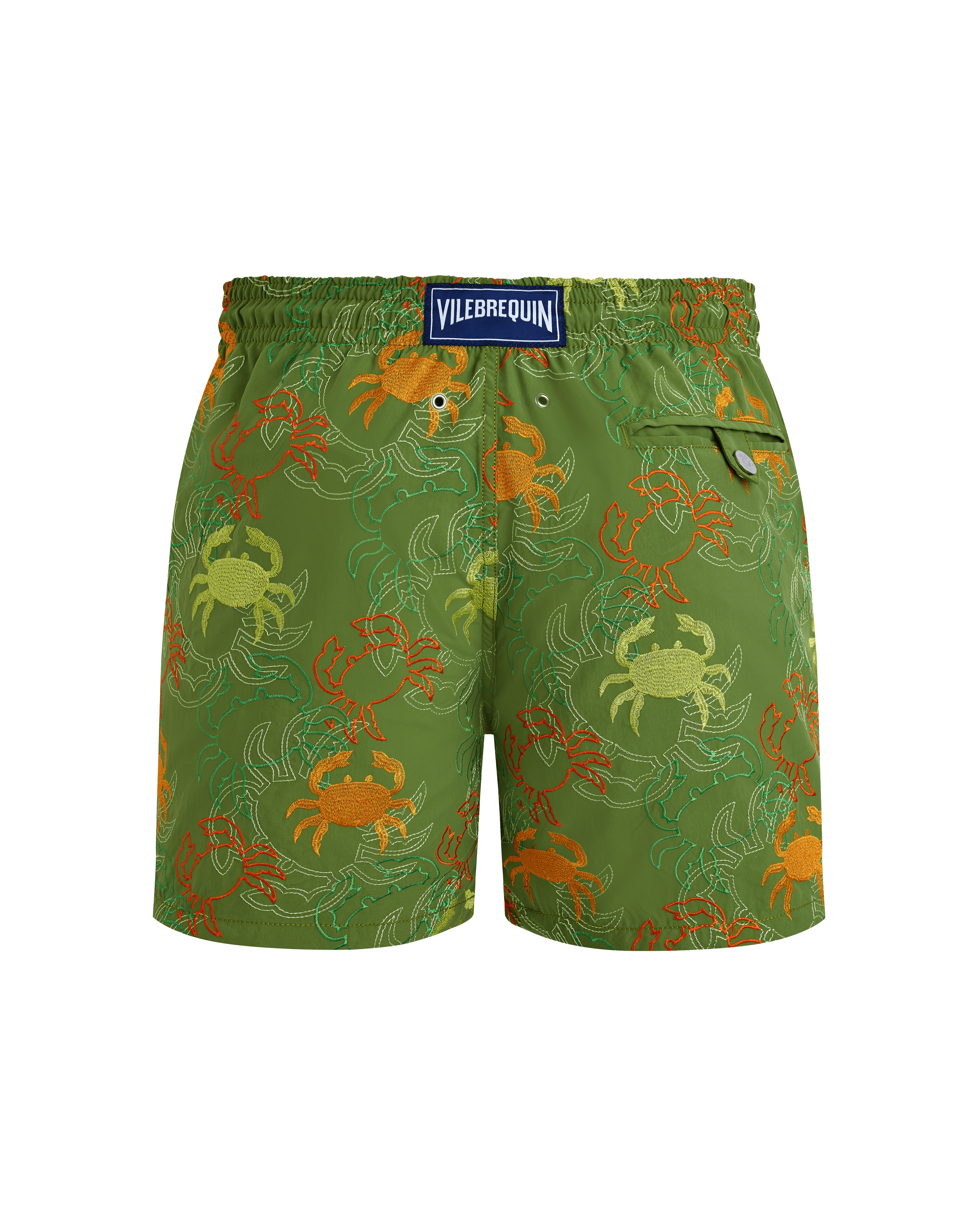 Maillot de bain homme brodé Crab Balloons - Edition Limitée CAMOUPLAGE back view