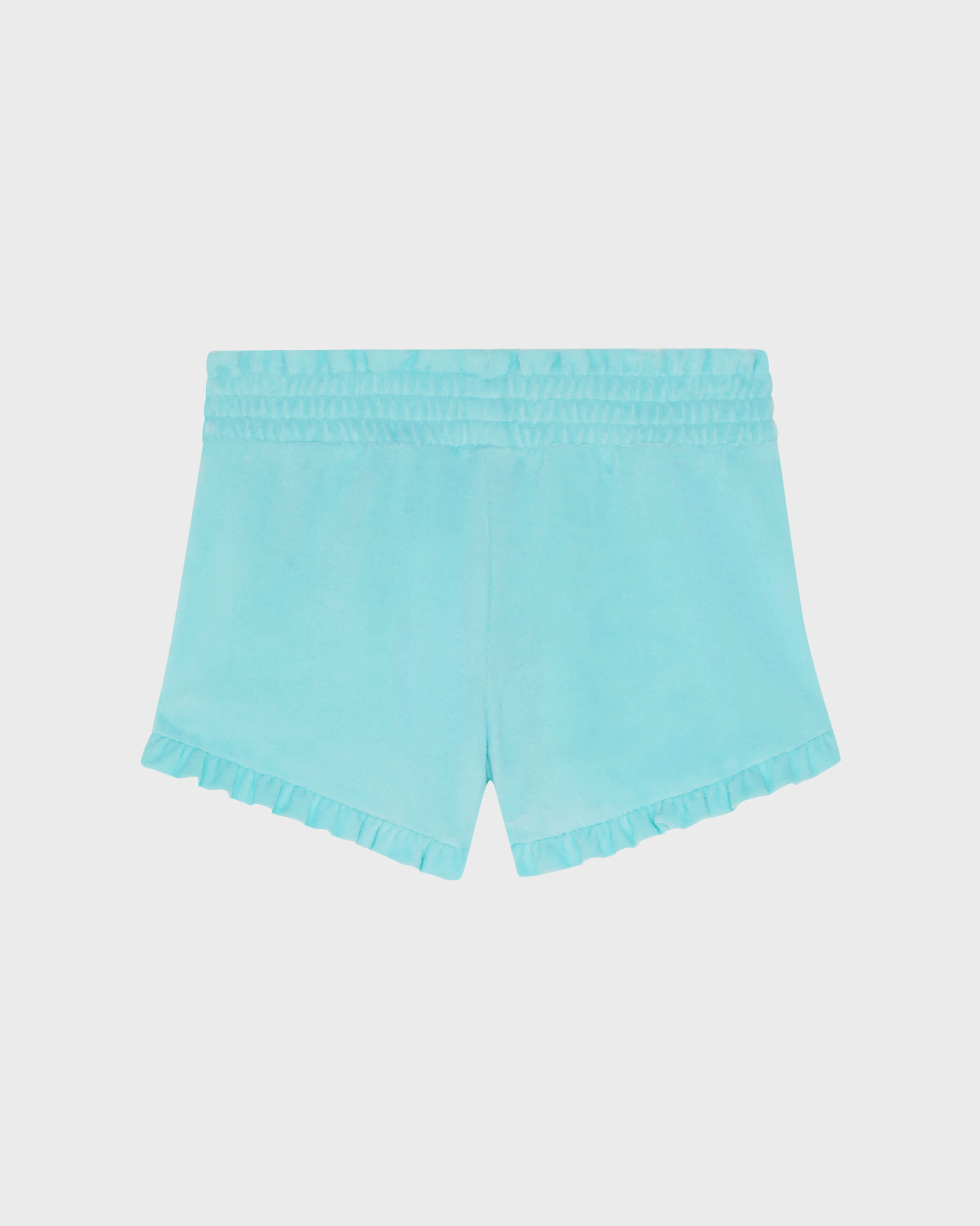 Short en éponge fille Tortue brodée OXYGENE back view