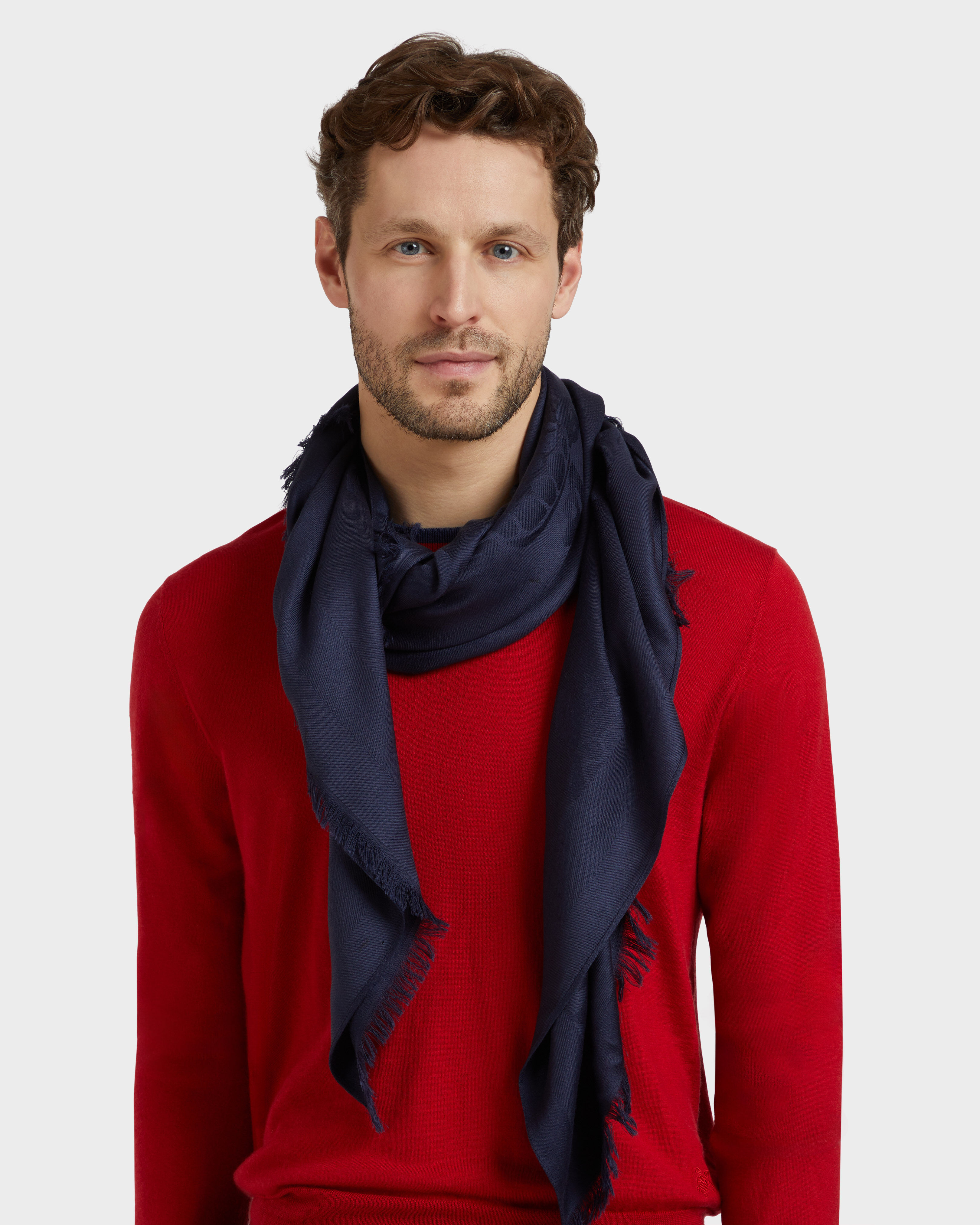 Ronde des Tortues Scarf NAVY supp2 view