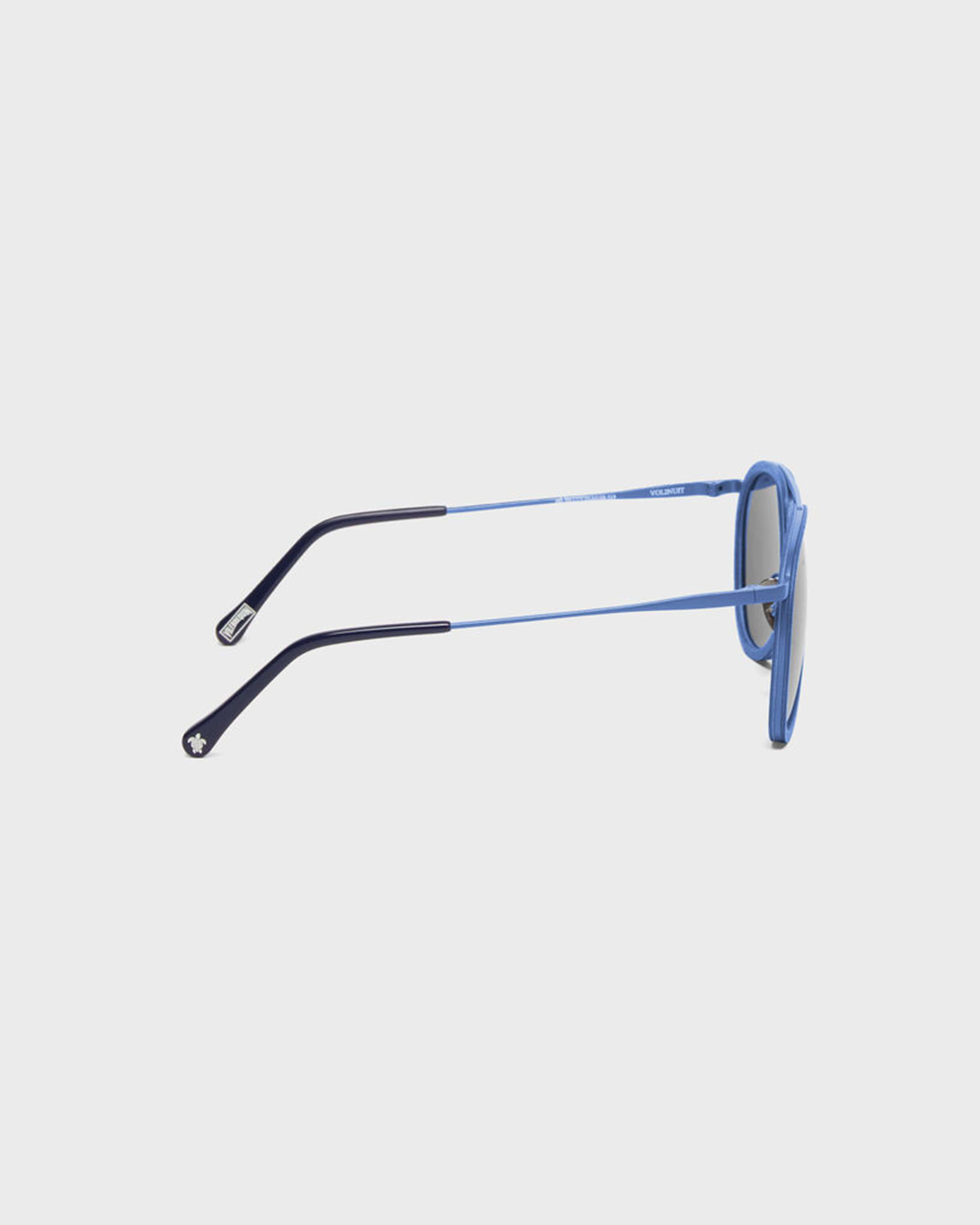 Wood Aviator Sunglasses Solid - VBQ x Shelter CARAMEL back view