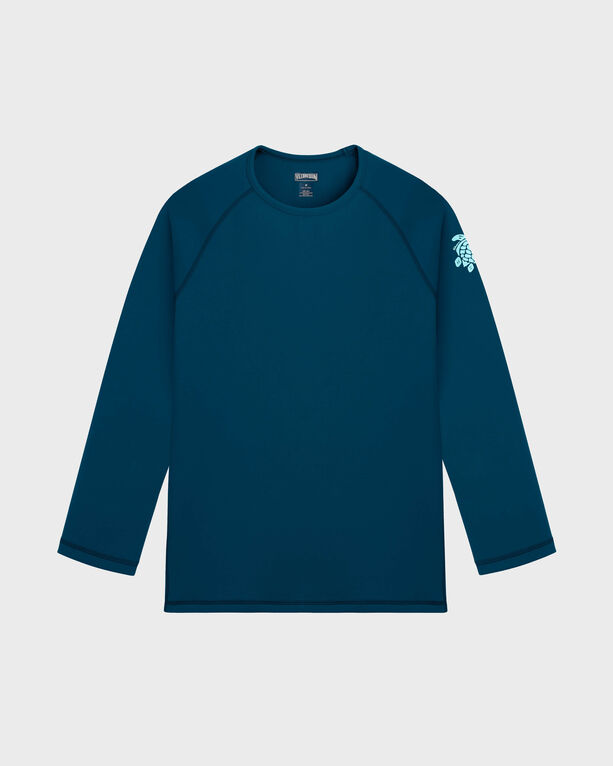 Vilebrequin – Langärmeliger Solid Rashguard Für Herren – Rashguard – Regulary – Blau – Größe S