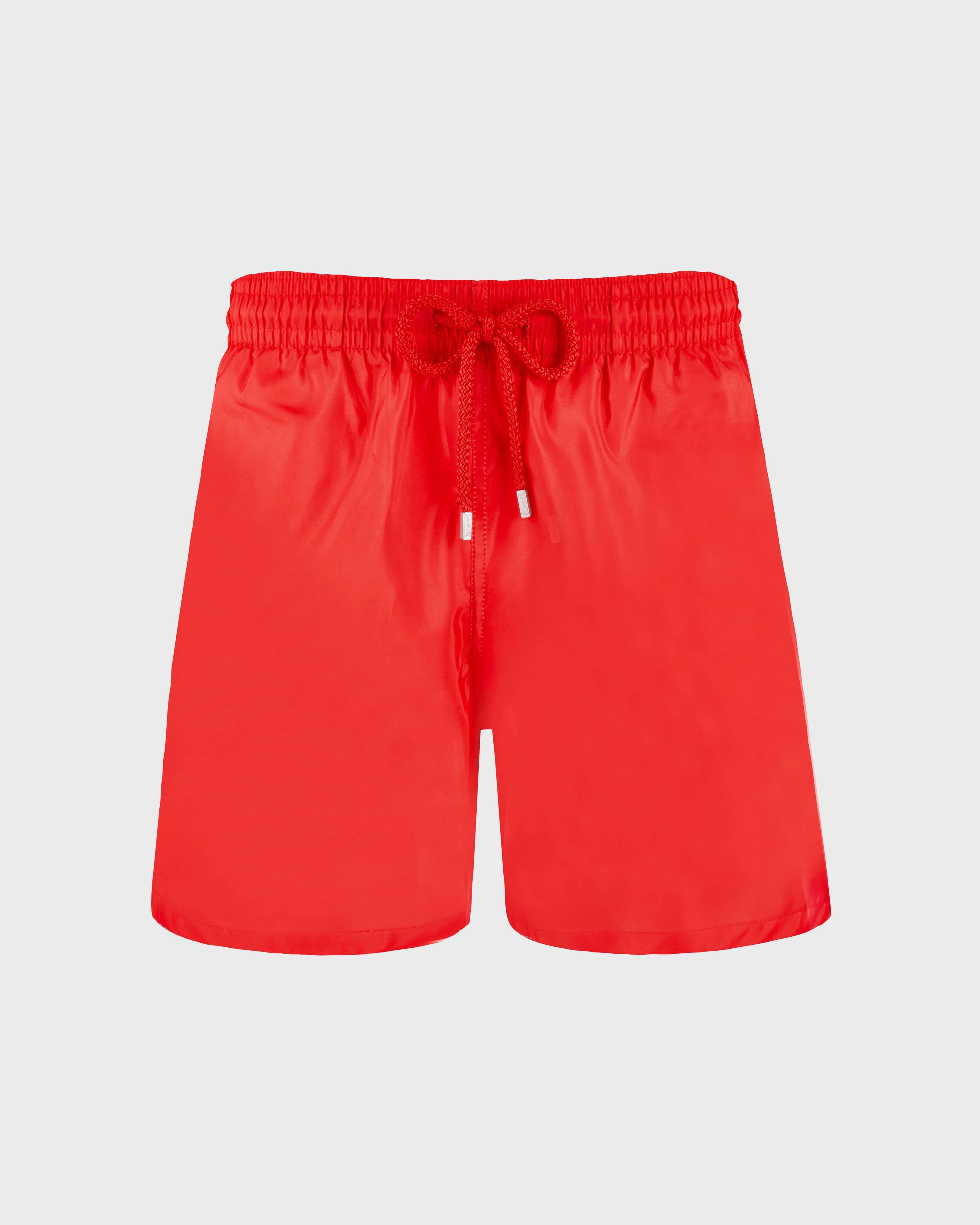 Men Swim Shorts Ultra-light and packable Solid POPPY RED front view