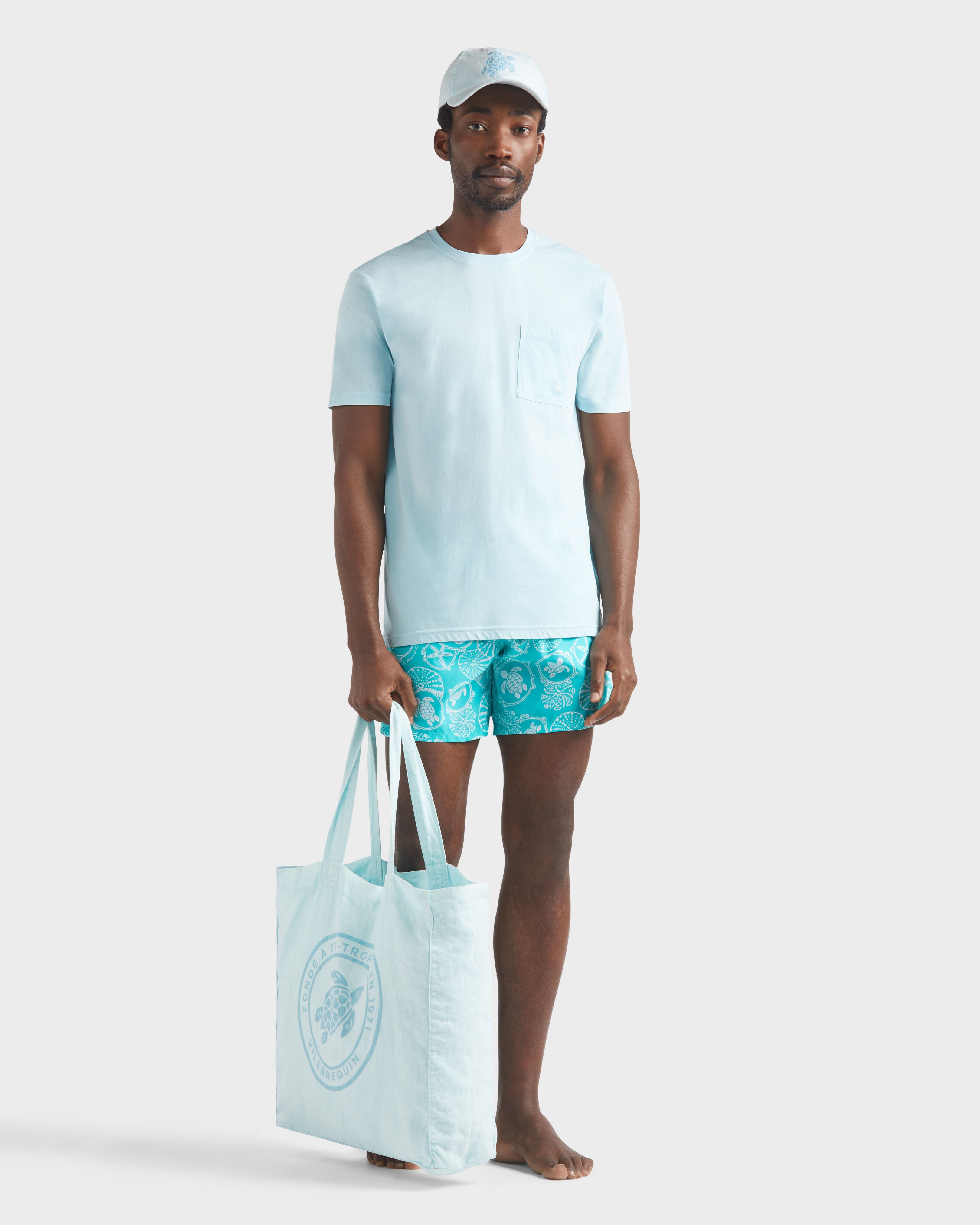 Men Solid Organic cotton T-shirt Natural Colors PACIFIC supp1 view