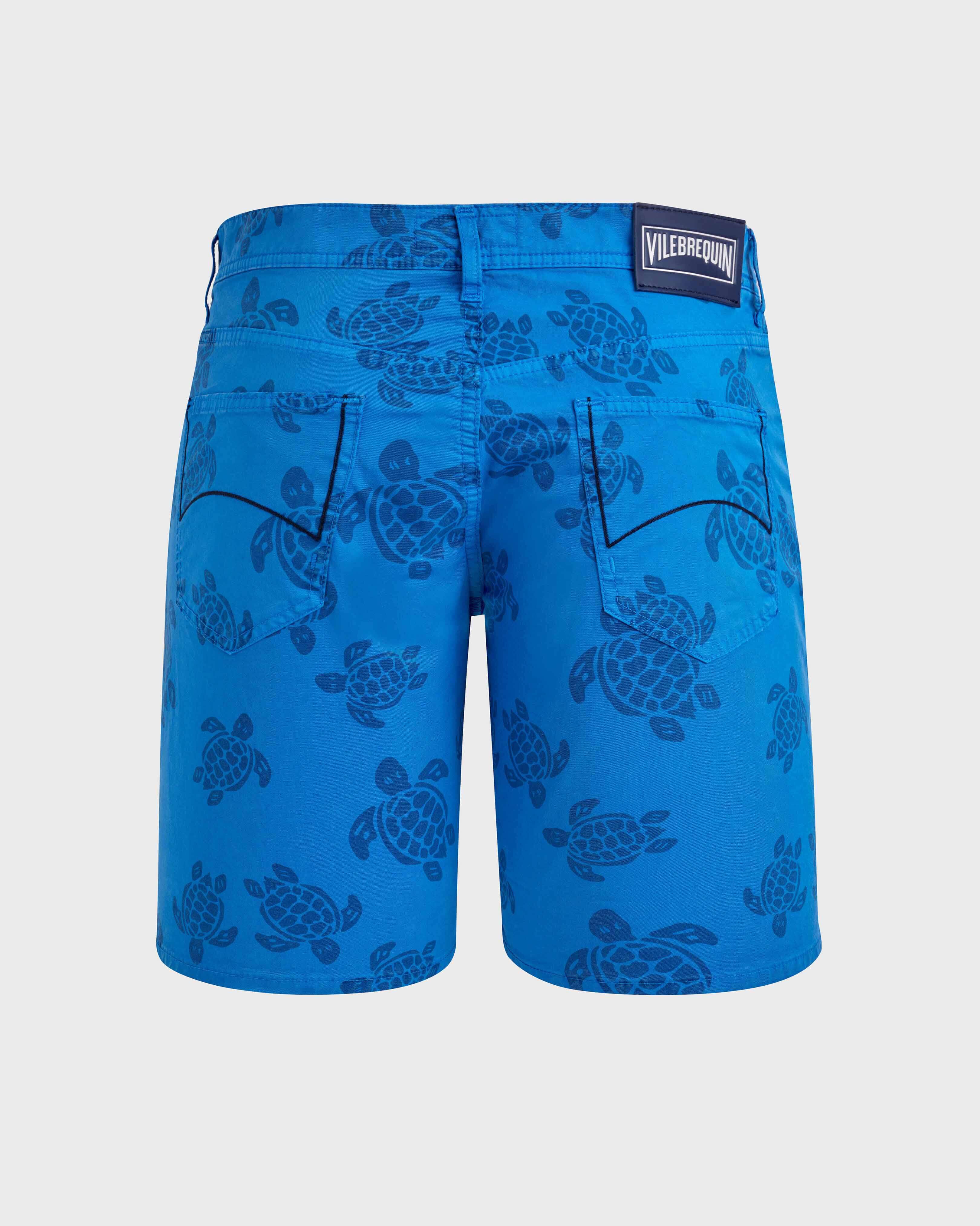 Men Bermuda Shorts Resin Print Ronde des Tortues EARTHENWARE back view