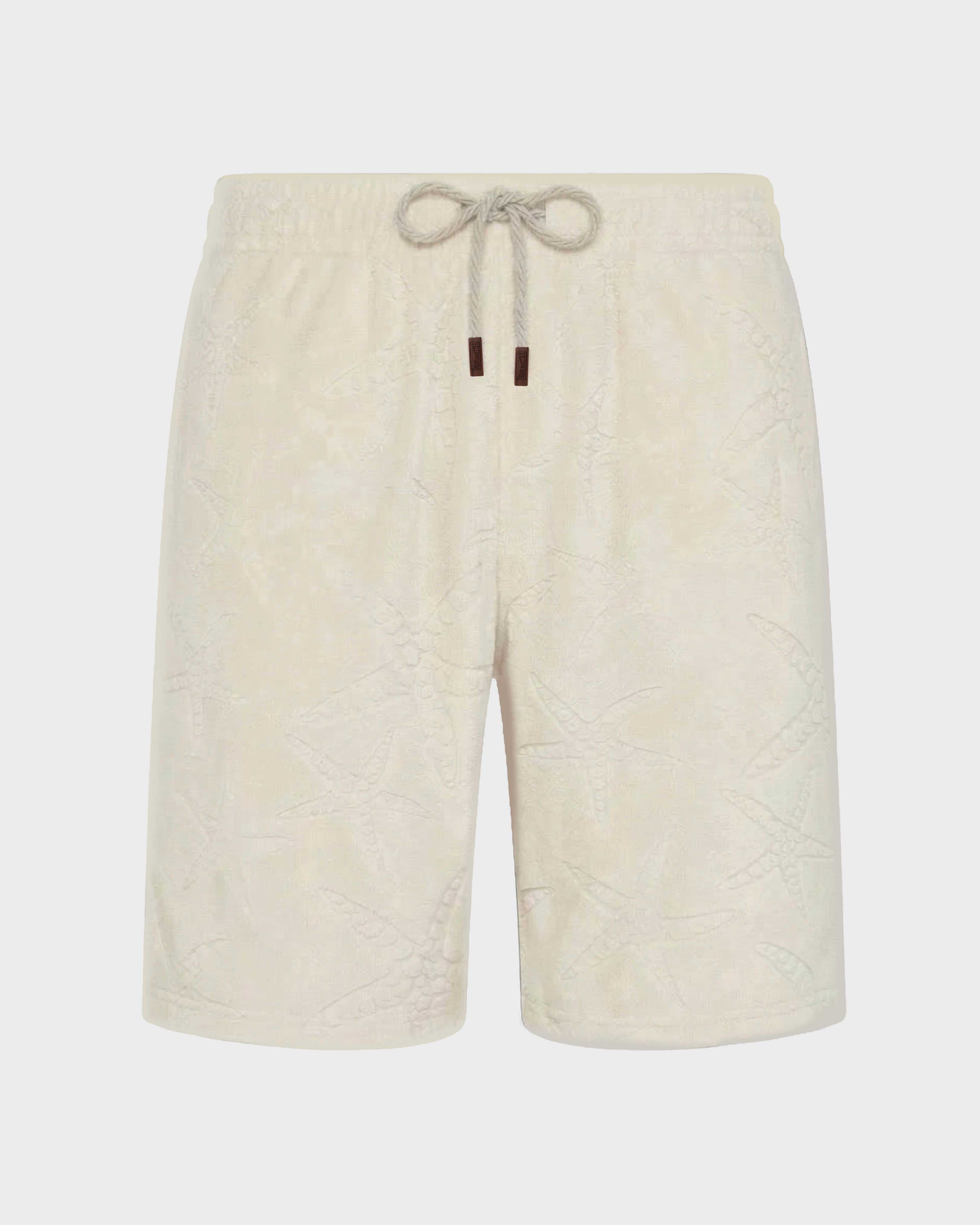 Starlettes Jacquard Frottee-Bermudashorts für Herren BRUME front view
