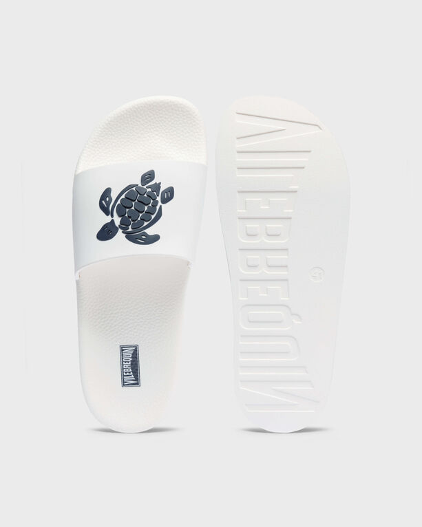 Vilebrequin - Beach Slider Turtle - Shoes - Cadence - White - Size 41