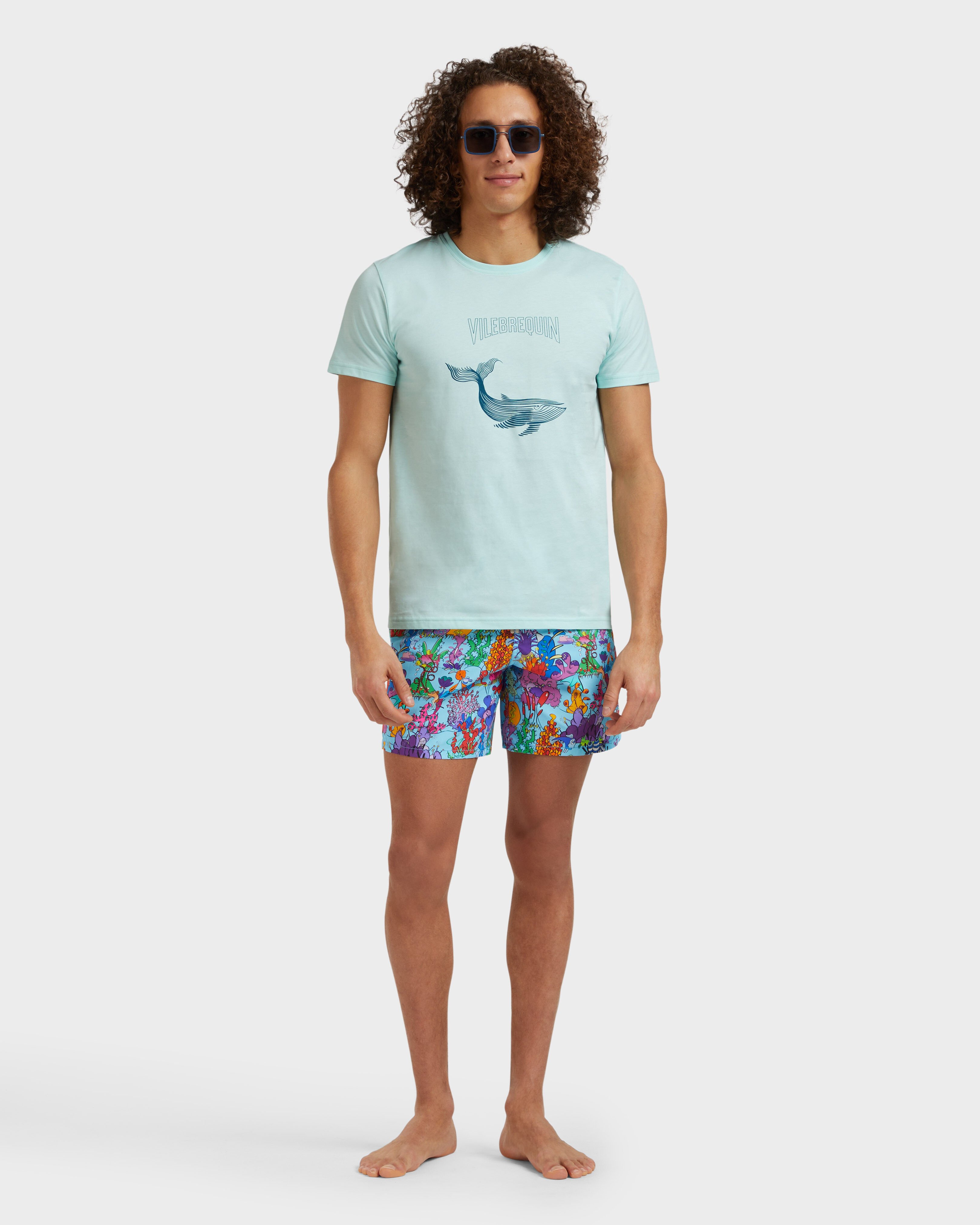 Men Swim Shorts Plantes Aquatiques BLUE TOPAZ supp1 view