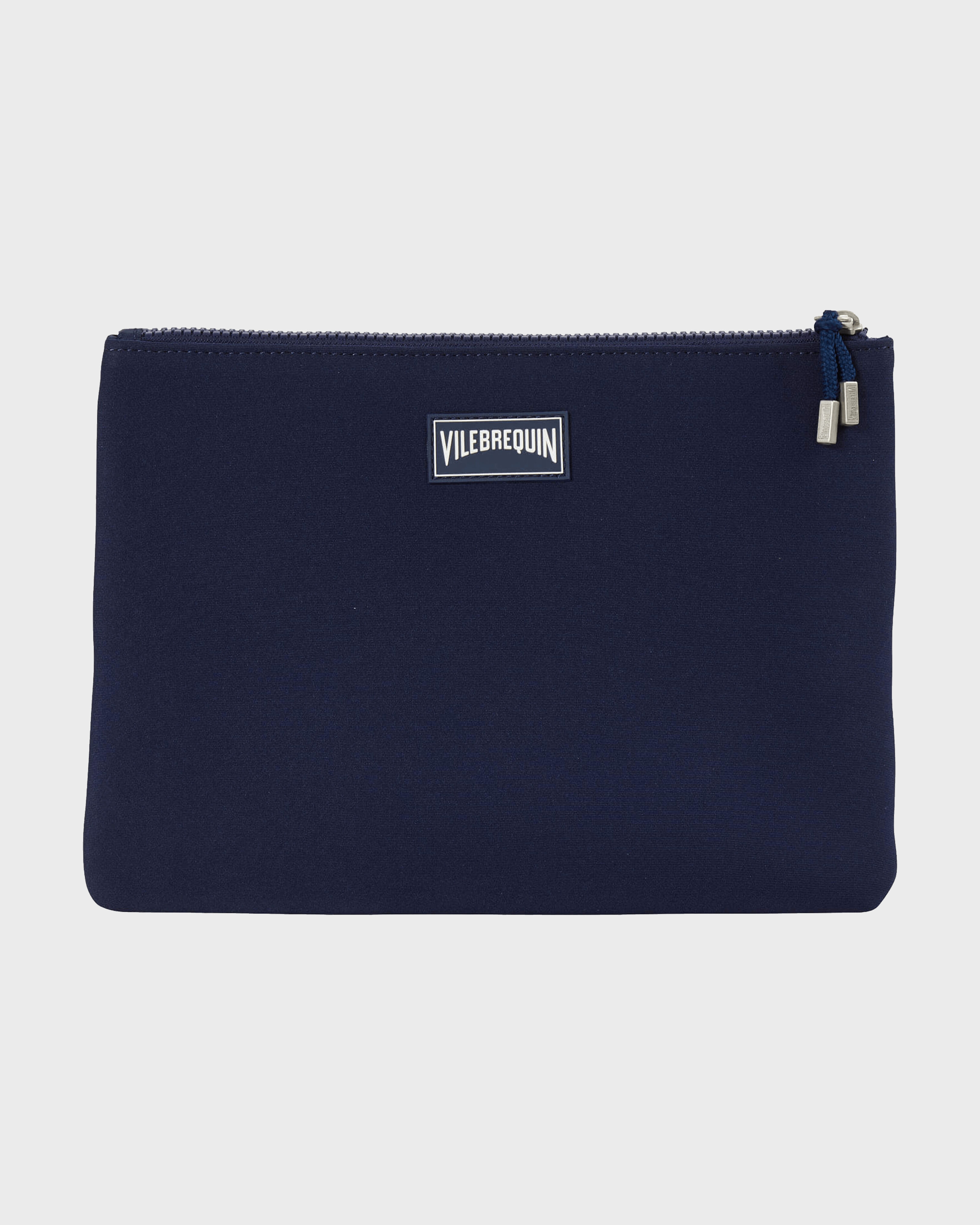 Pochette en néoprène unisexe Tortue BLEU MARINE back view