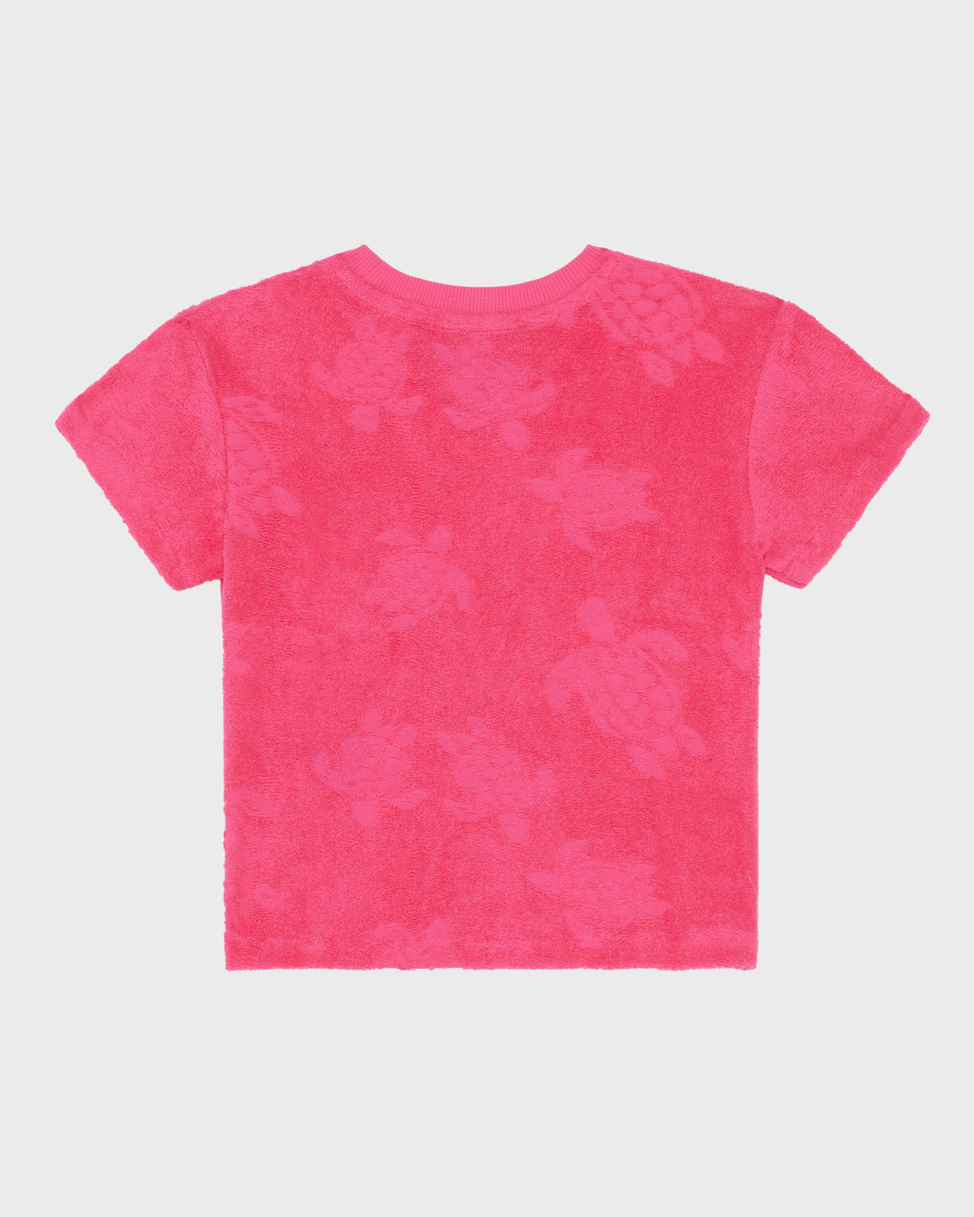 Completo neonato in spugna jacquard BOUGAINVILLEA backworn view