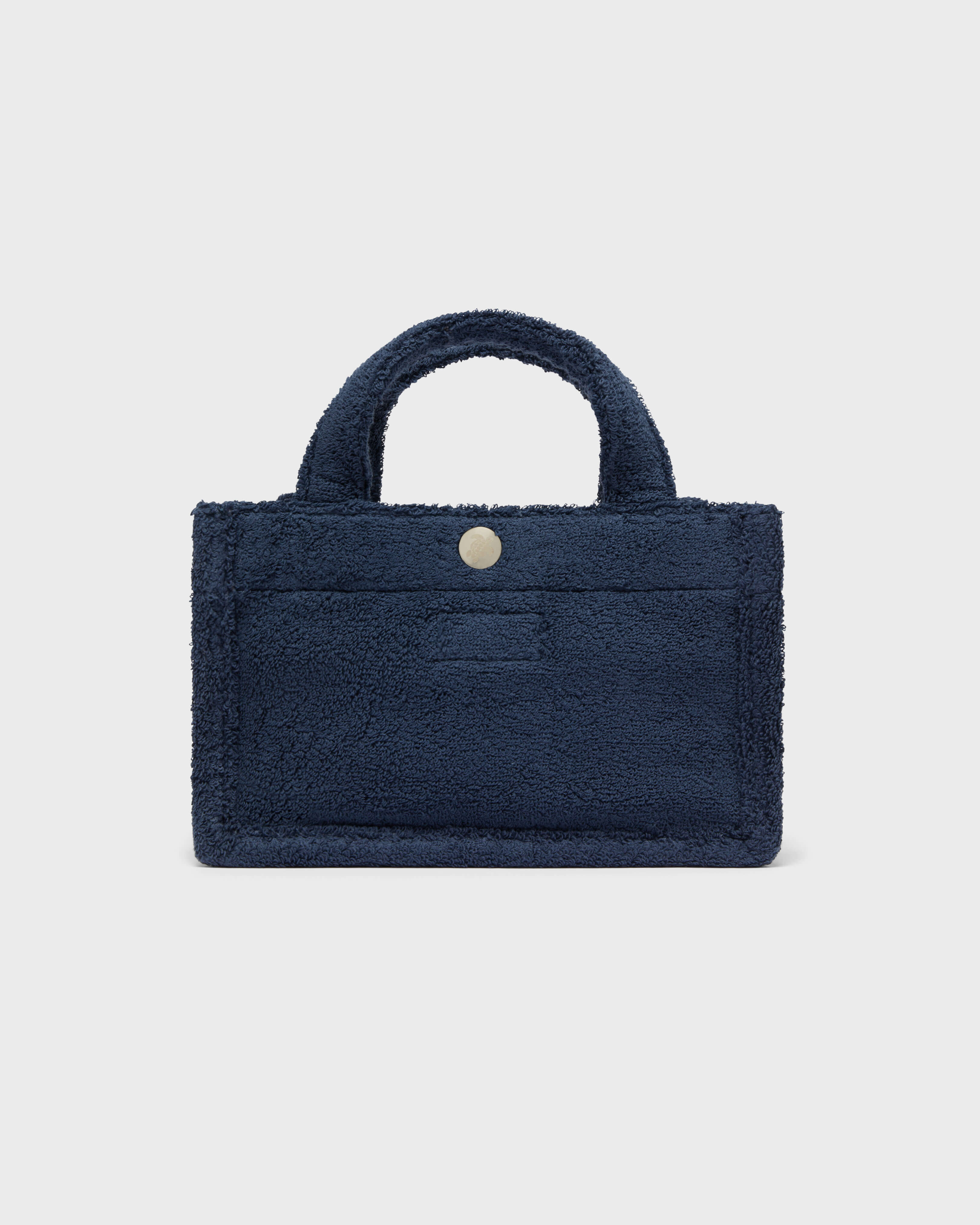 Unisex Mini Terry Bag Turtle NAVY back view