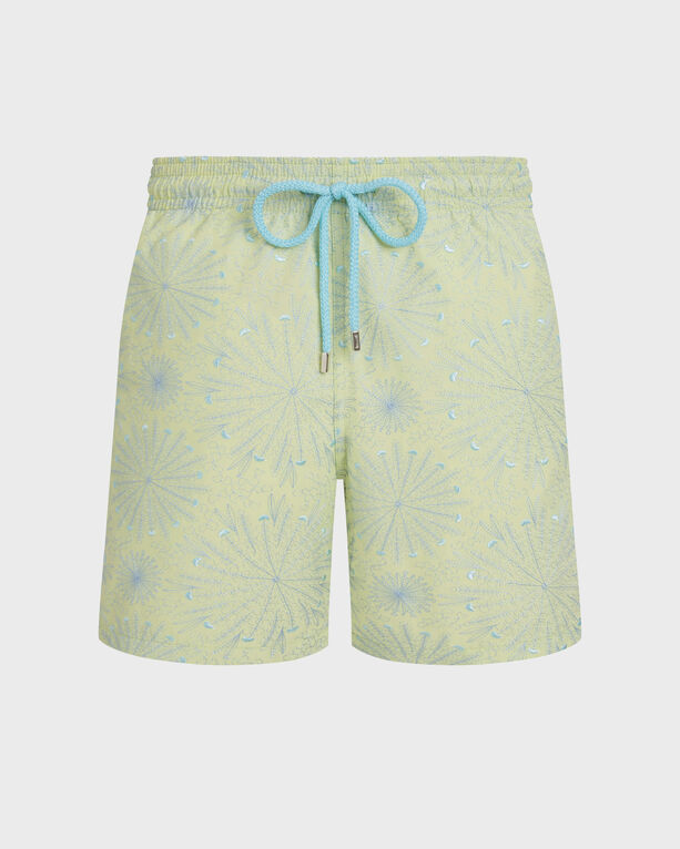 Vilebrequin - Men Embroidered Swim Shorts Mosaic Urchin - Limited Edition - Swimwear - Mistral - Green - Size 5XL